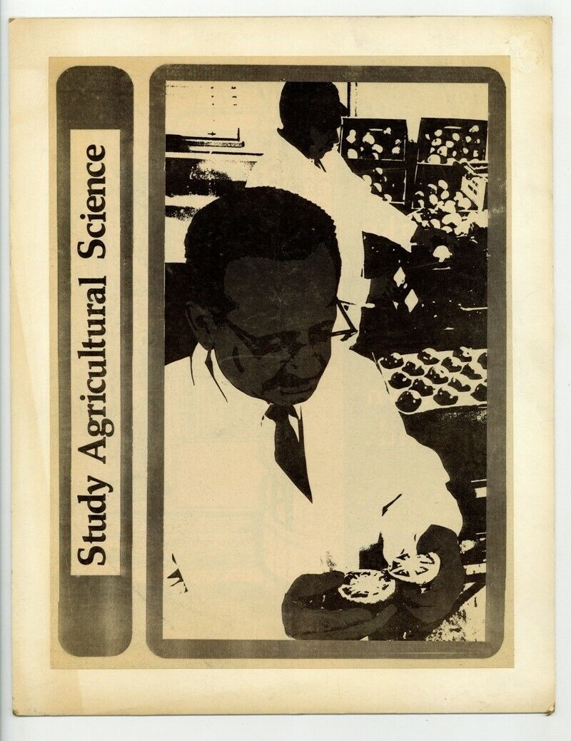 African American Science Education 1970 Black Civil Rights Poster School L77