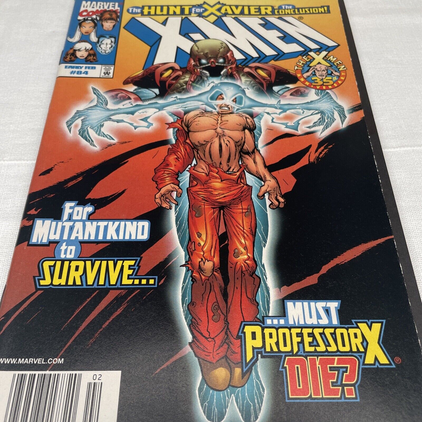 X-Men #84 NEWSSTAND (1999) Marvel Kubert Ferry Hunt for Xavier Finale High Grade