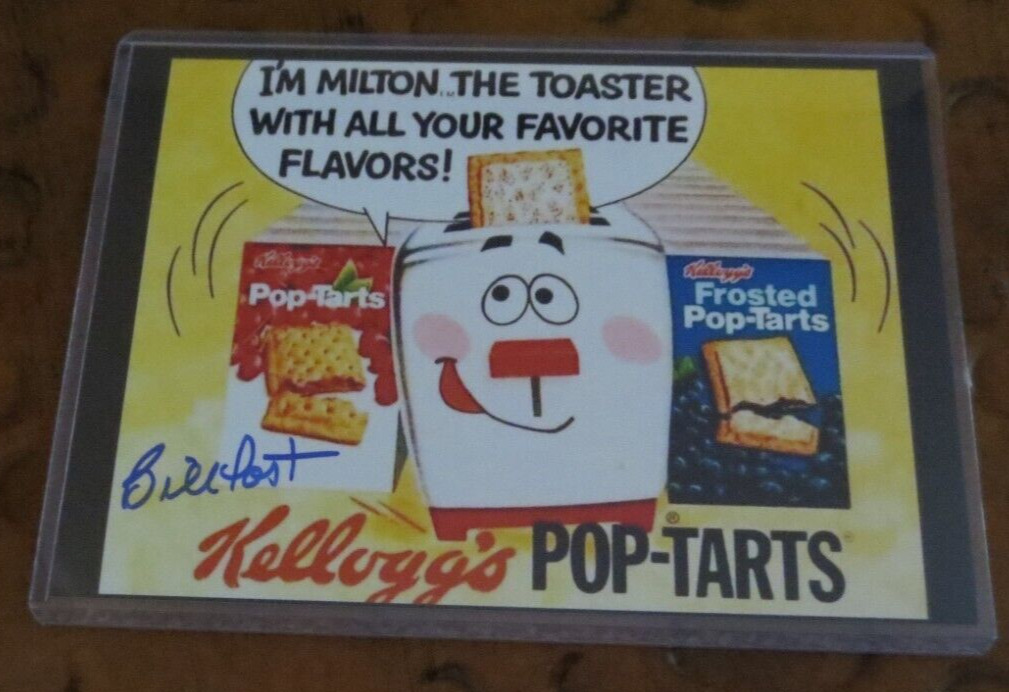 Bill Post Mr Pop Tart signed autographed PHOTO created Kellogg Pop Tarts in 1963