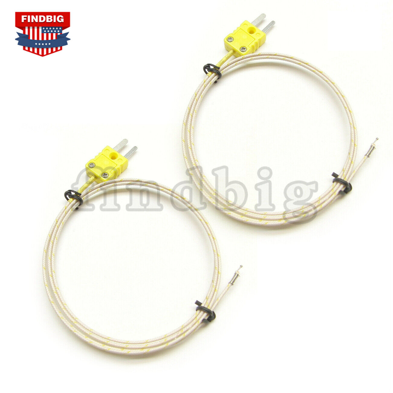 K-Type Thermocouple Wire Sensor for Digital Thermometer High Temperature PK1 2p