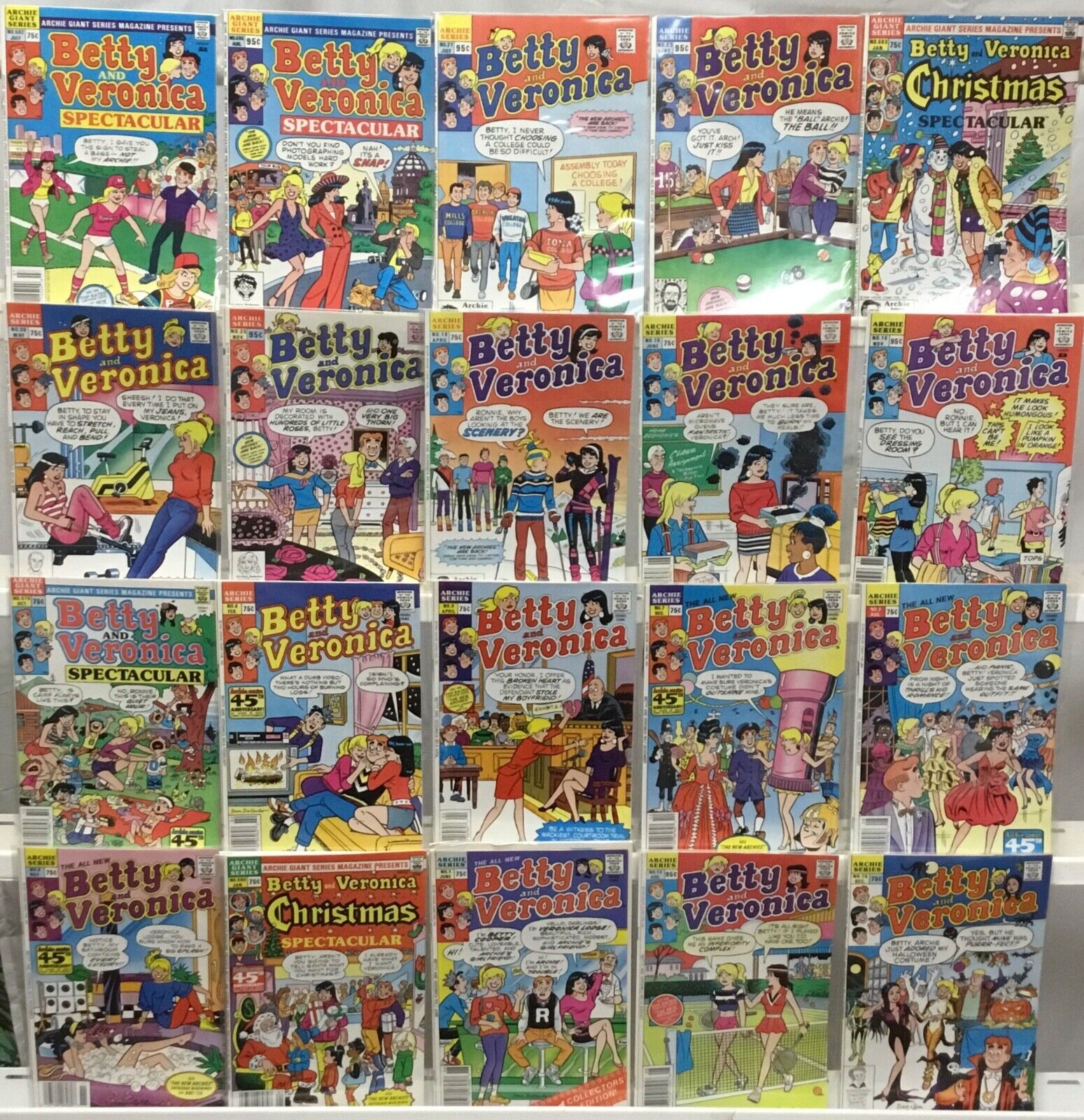Archie Comics - Betty and Veronica - Comic Book Lot of 20 Issues
