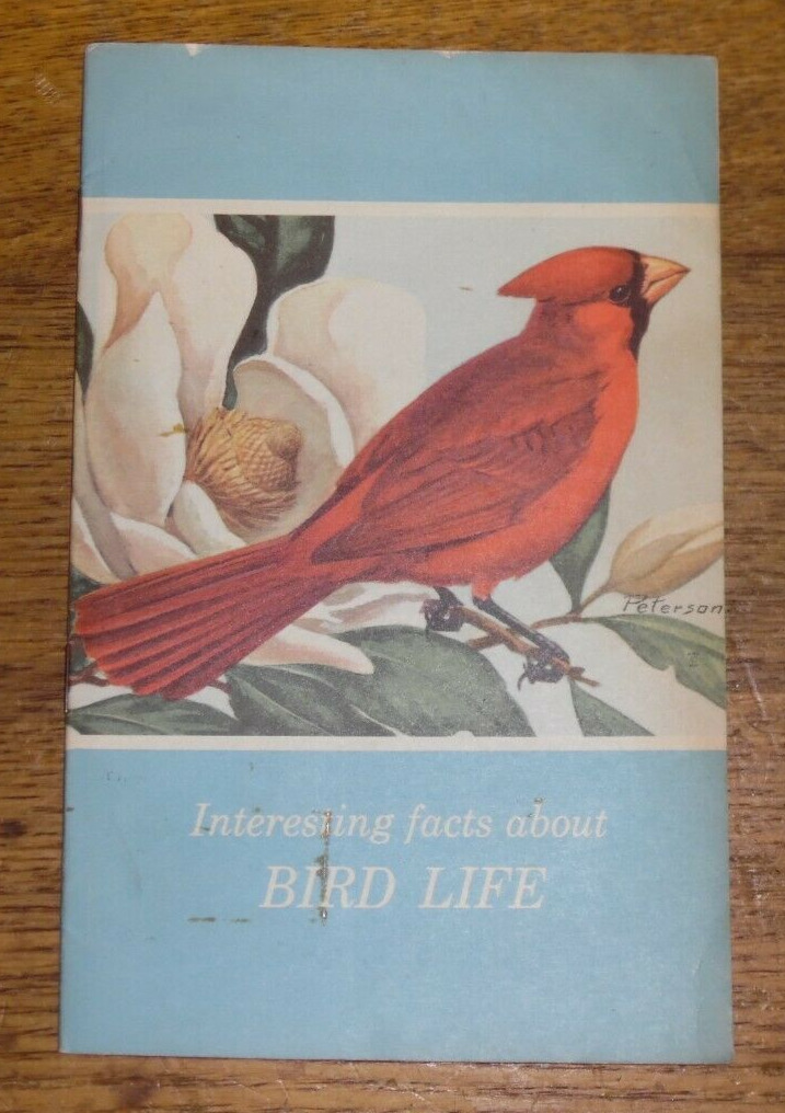 1950s Bird Life Facts Booklet - Amie's Amoco Service Amos Breniser Leacock PA