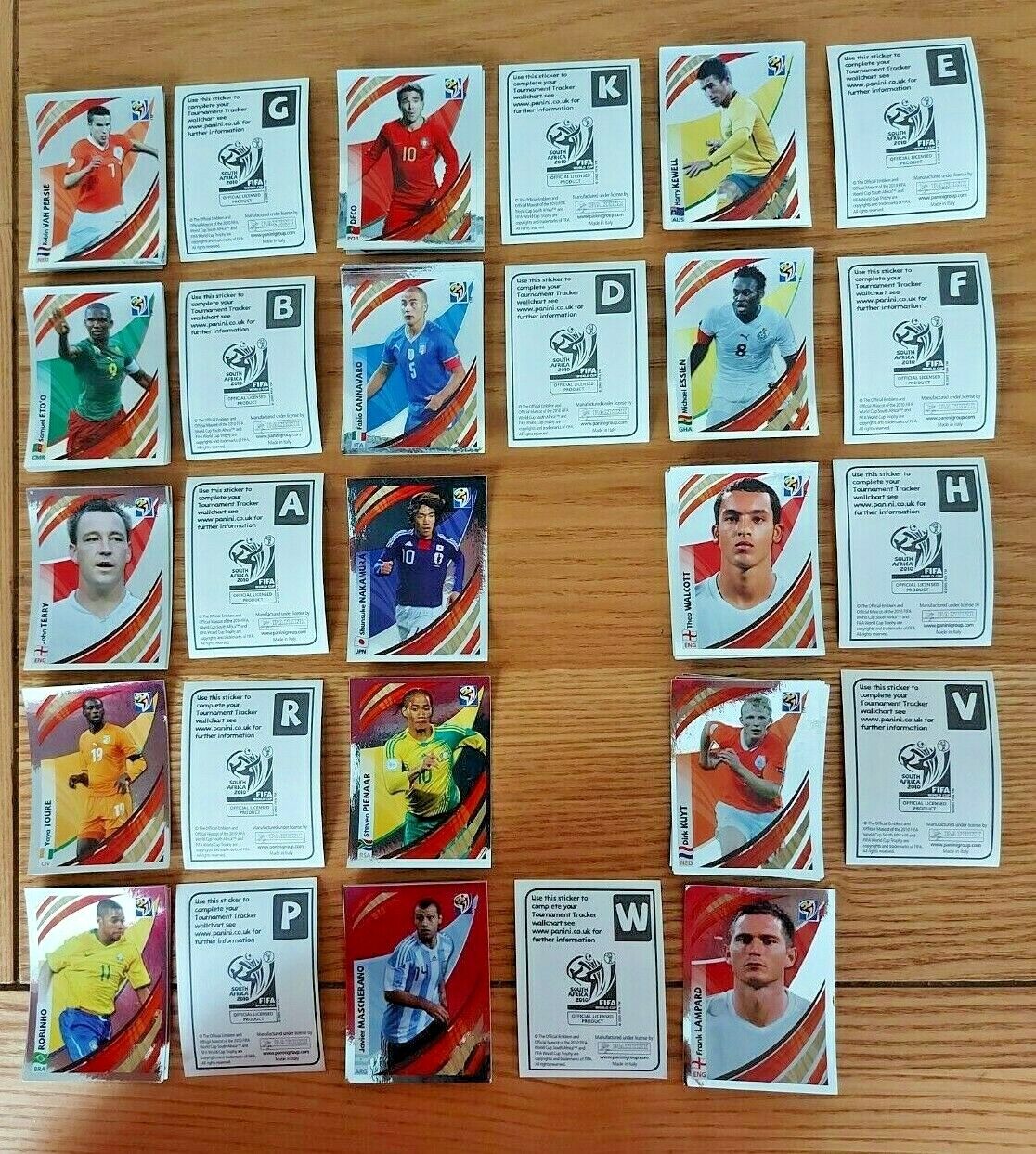 1 x Panini South Africa World Cup 2010 Tournament TRACKER Sticker