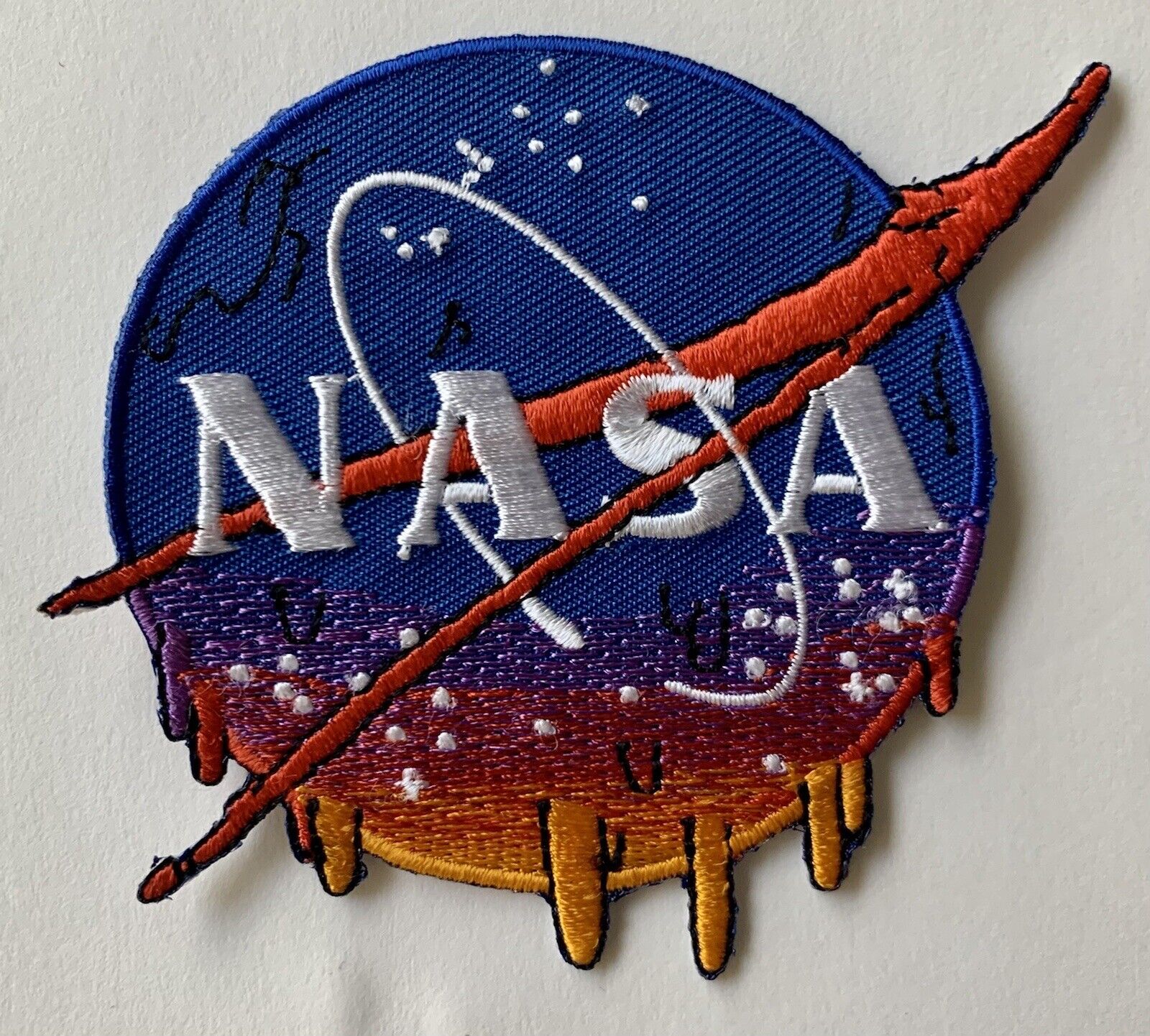 Original NASA Planet Meatball Space Force Mission Patch