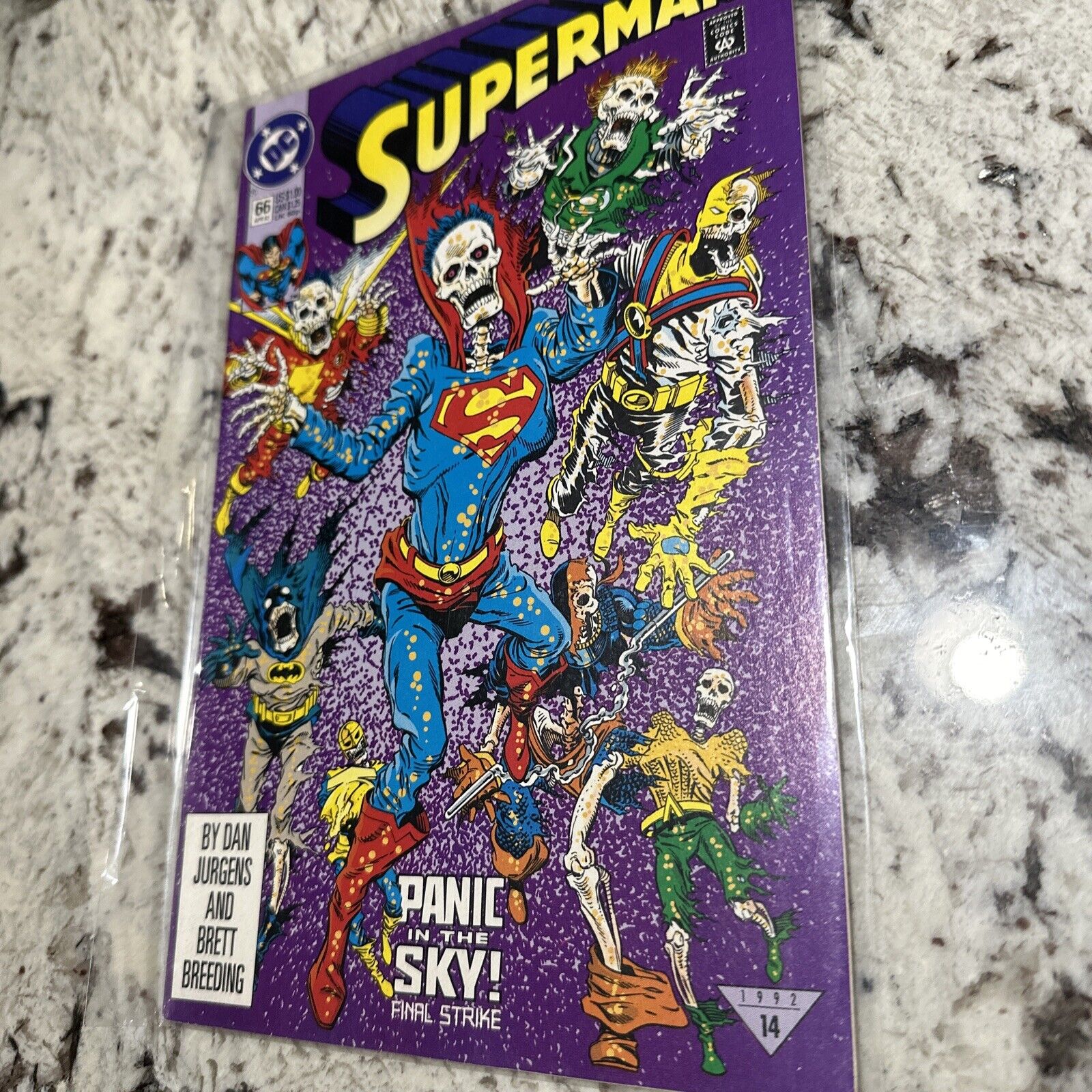 Superman #66 Direct Market Edition ~ 1992 DC Comics