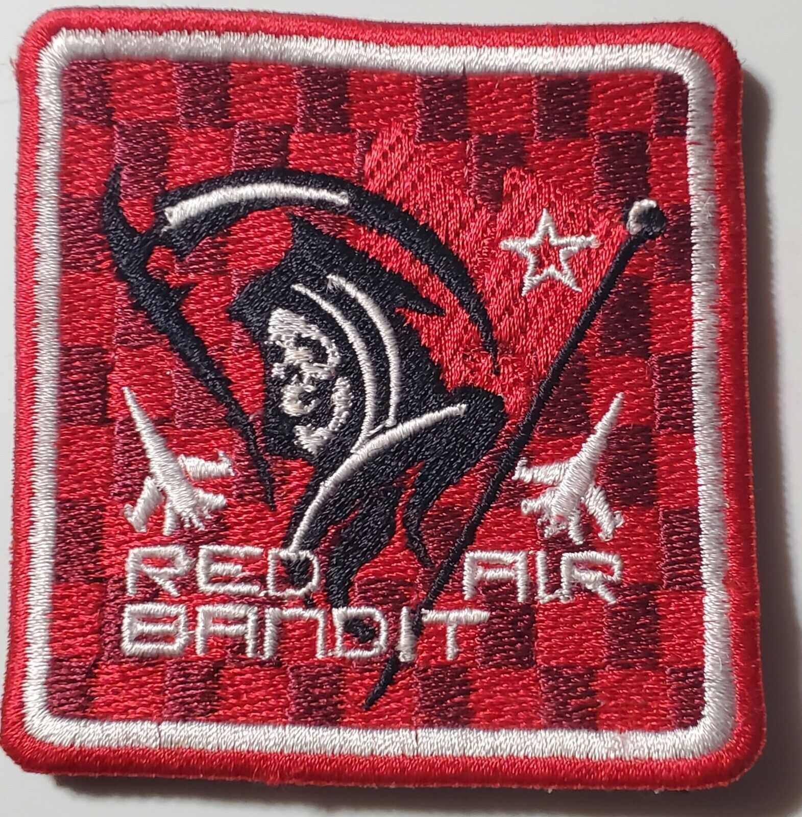 USAF 493rd TACTICAL FIGHTER SQUADRON  GRIM REAPERS RED AIR BANDIT H&L 3\