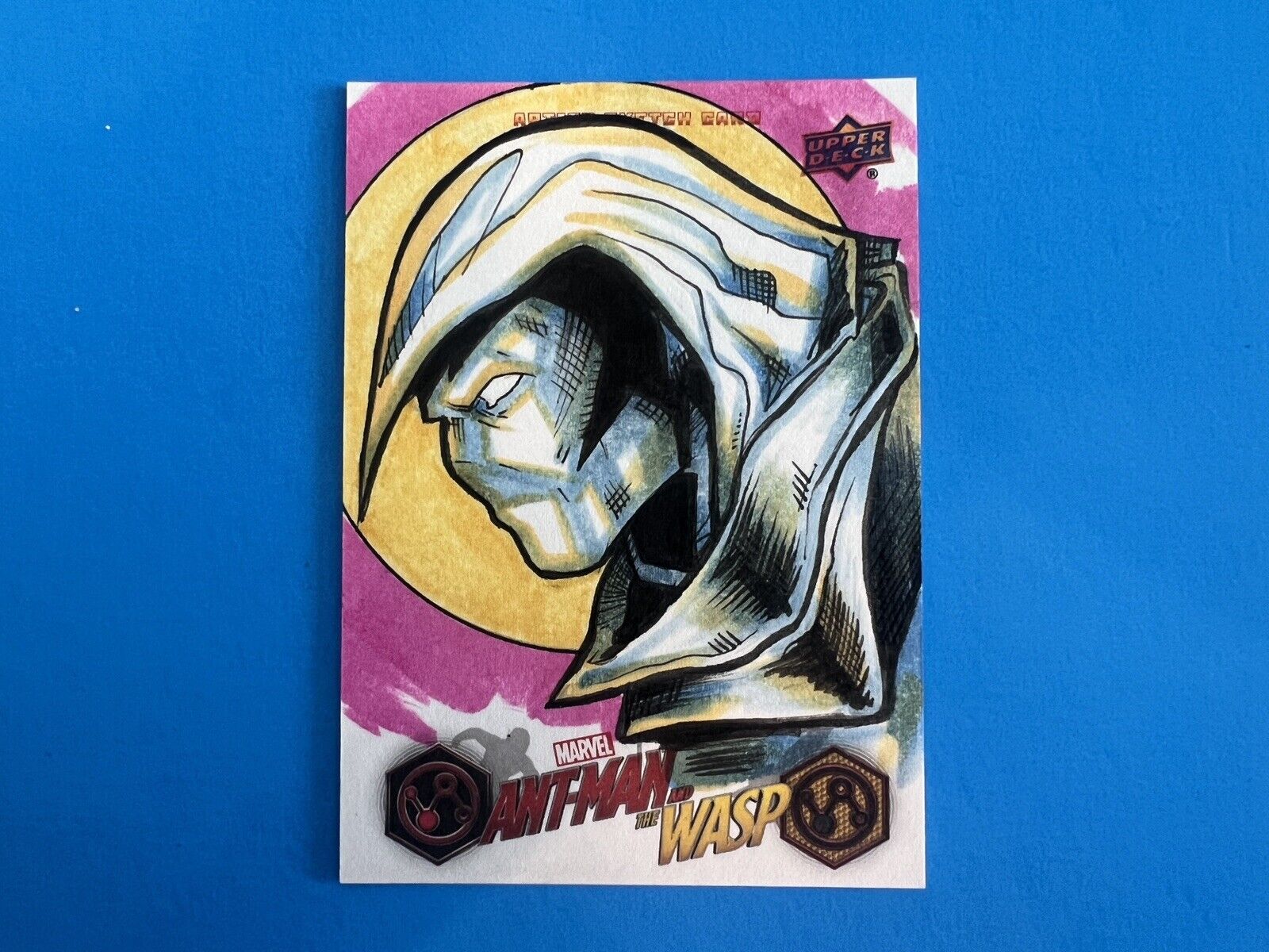 2018 UPPER DECK ANT-MAN AND THE WASP SKETCH CARD #1/1 CHRIS WILLDIG SIGNED AUTO