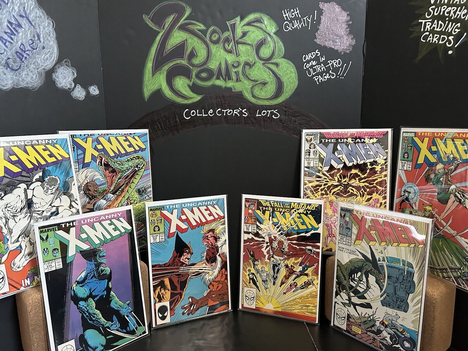 Uncanny X-Men 8 Comic Book Lot Marvel Comics 222-234