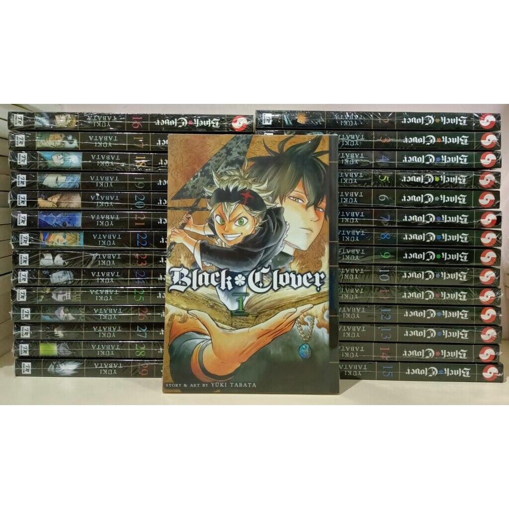 FULL SET Manga Black Clover (Vol 1 - 32 End) English Version Comic + DHL Express