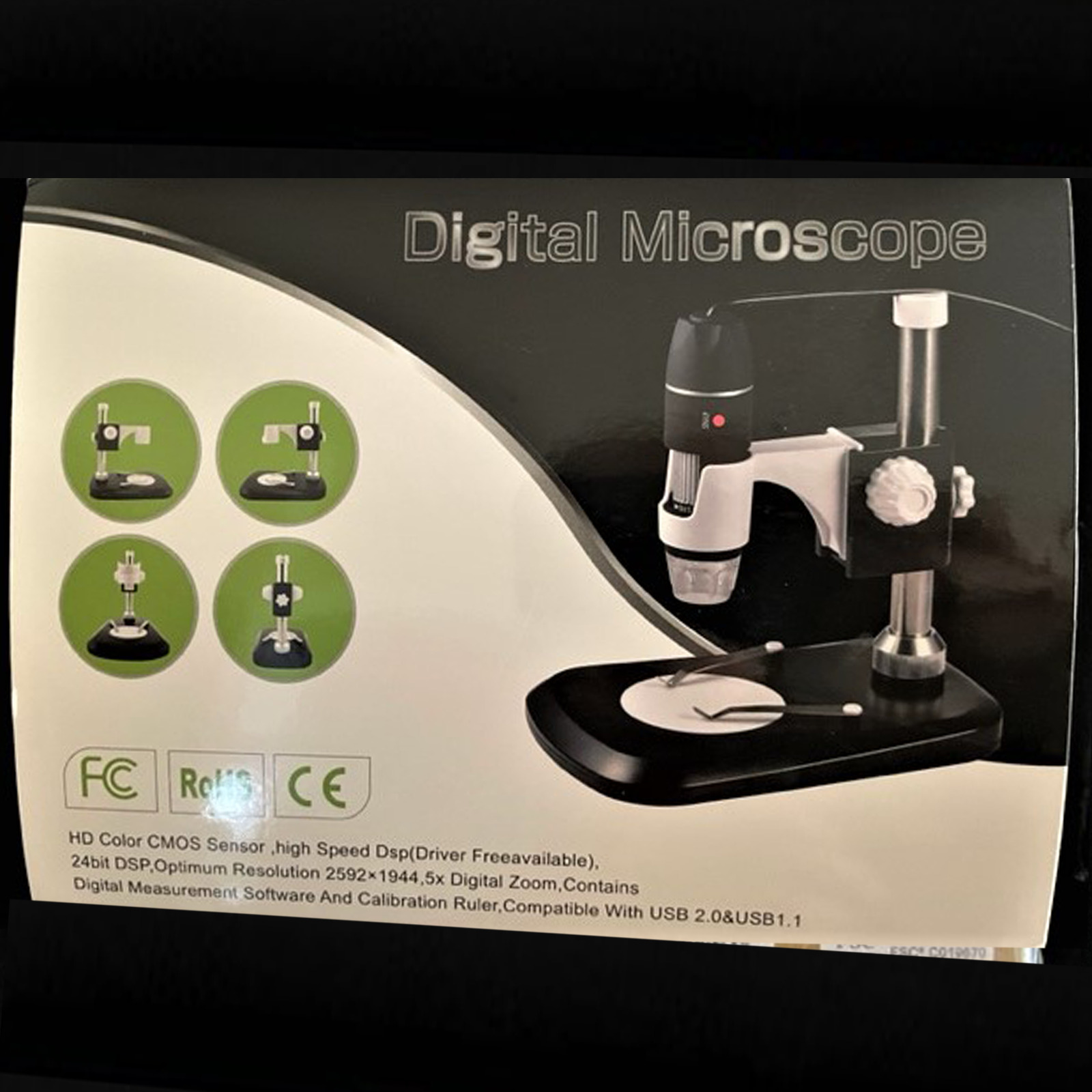 Digital Microscope USB TV UV Magnification New Never Unpacked