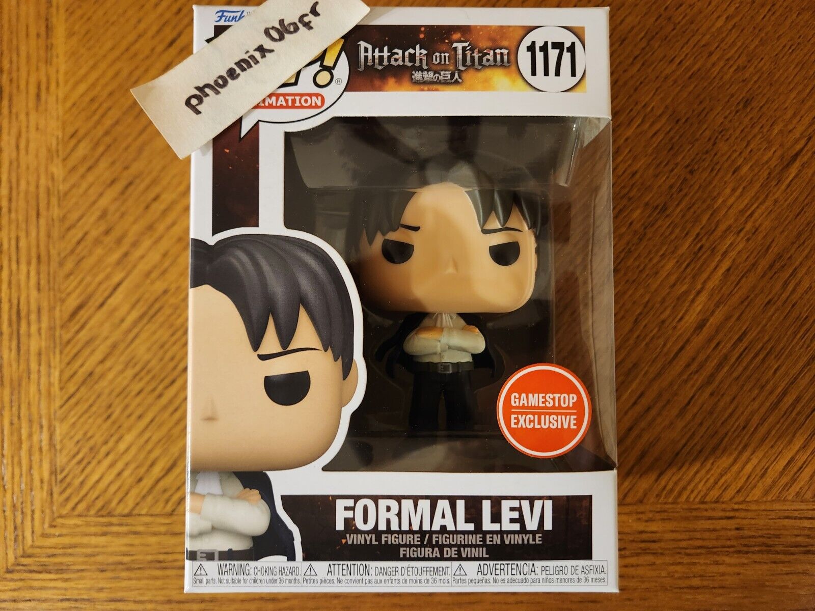 Funko Pop Formal Levi (Attack on Titan #1171) AoT Animation Exclusive New