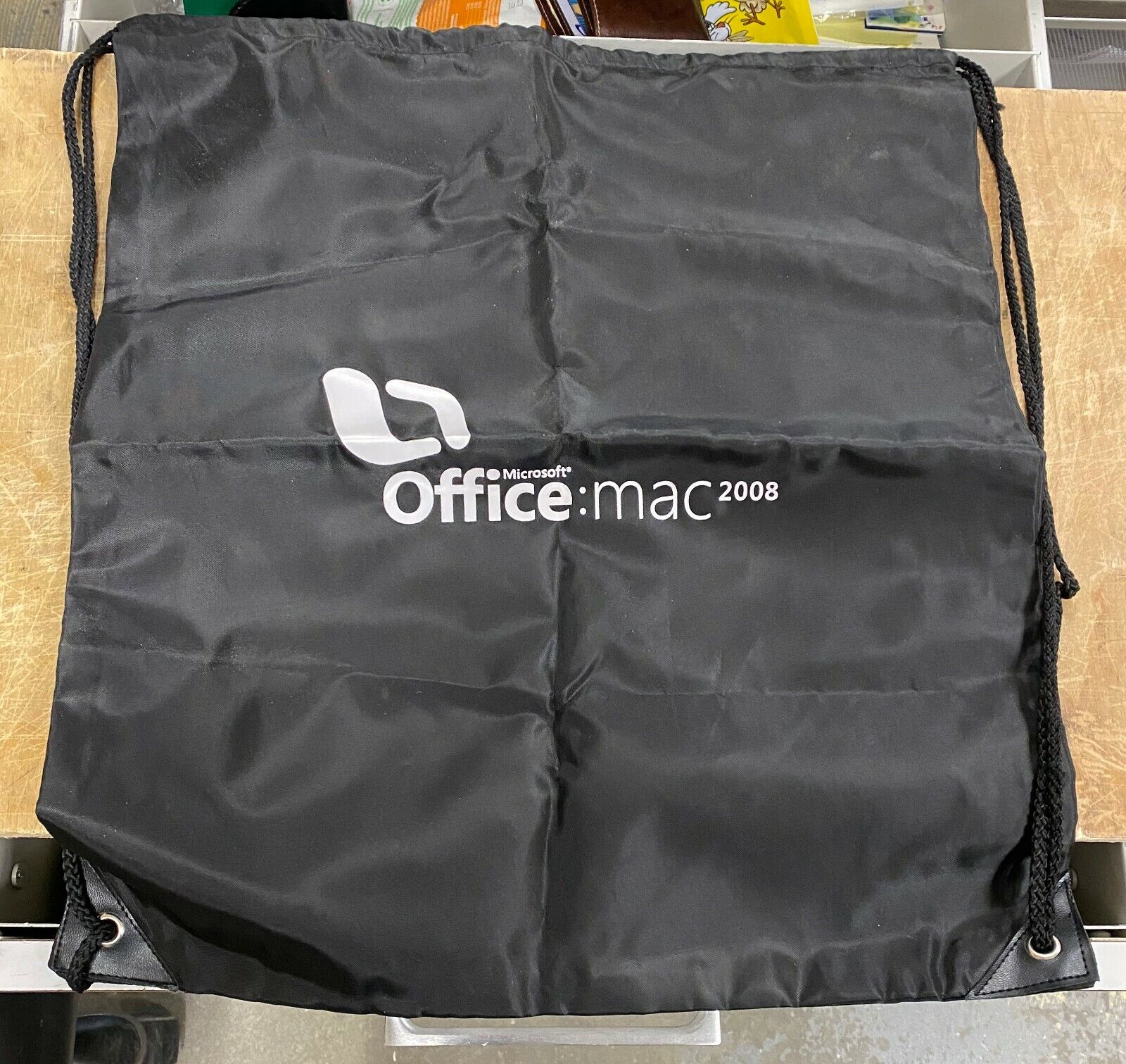 Microsoft Office 2008 Mac Promotional Drawstring Backpack