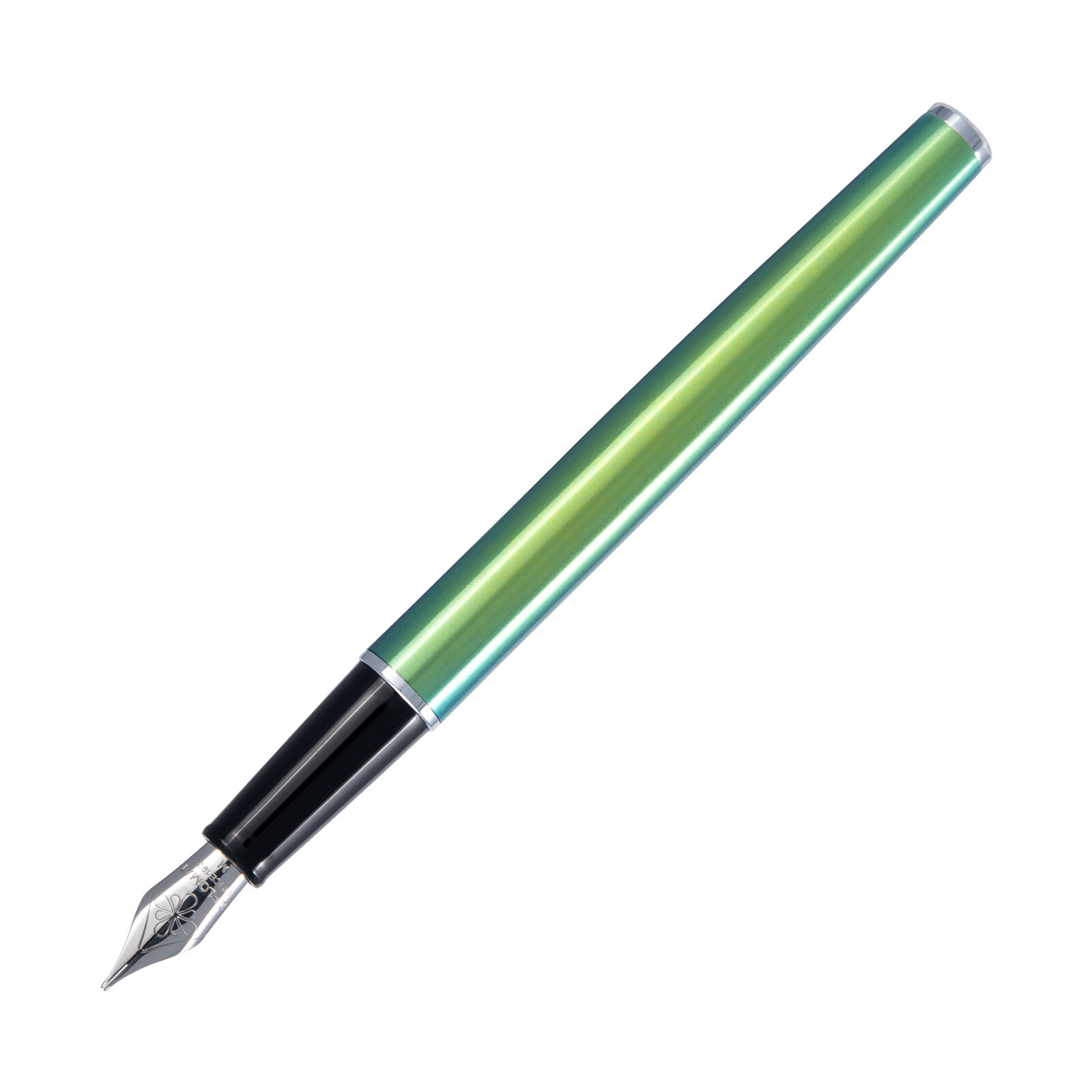 Diplomat Traveller Fountain Pen in Funky Green - Fine Point - NEW in Box