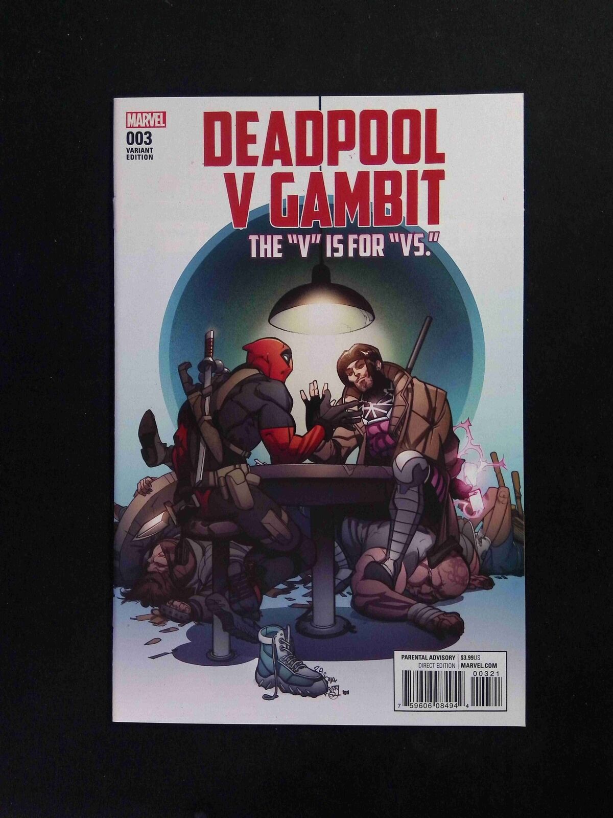 Deadpool vs. Gambit #3B  Marvel Comics 2016 NM  Ferry Variant