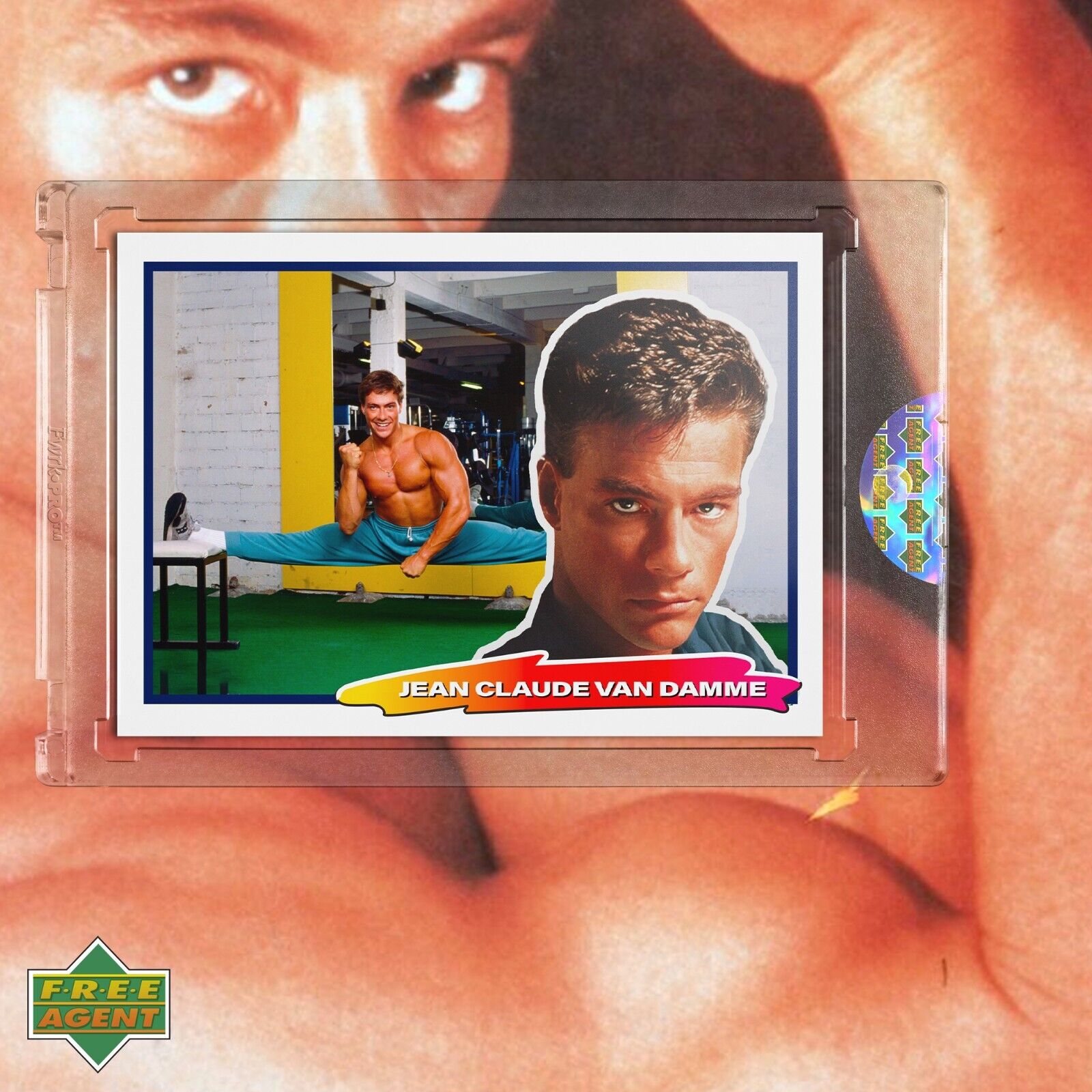 Jean Claude Van Damme Custom Trading Card Bloodsport JVCD Kickboxer Lionheart