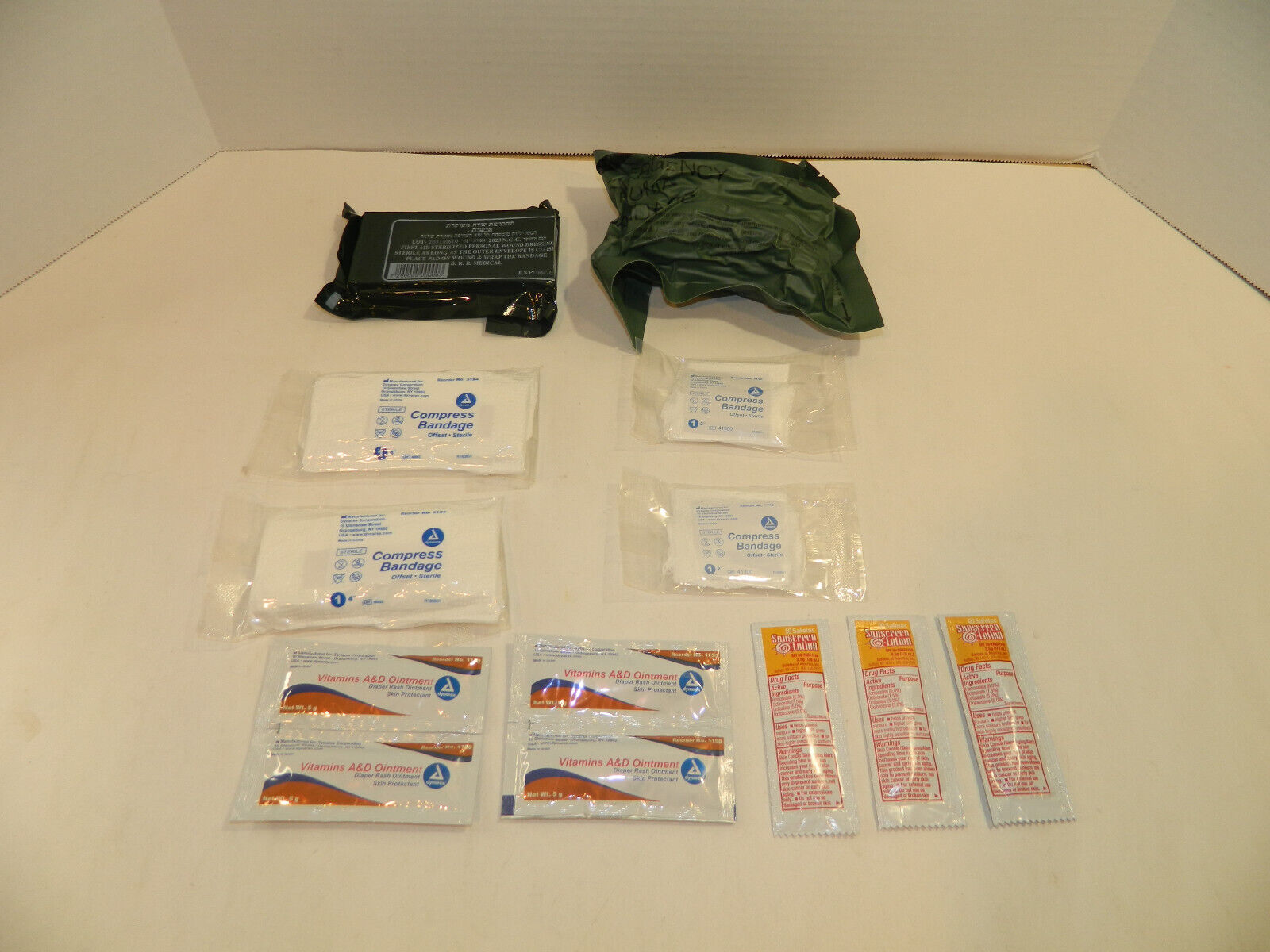 Israeli Wound Dressing, Emergency Trauma Bandage, IFAK, First Aid Kit  Refill