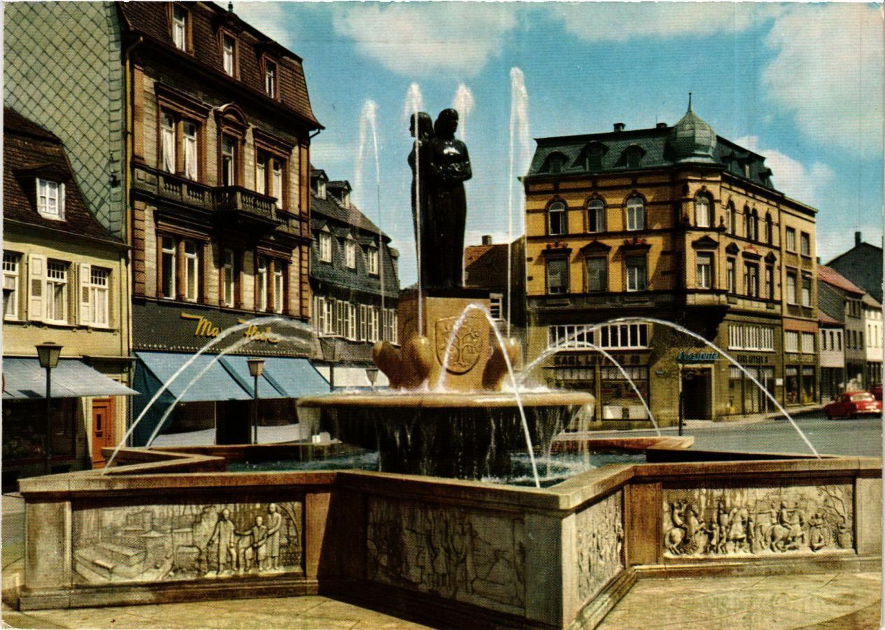 CPA AK Homburg Karlsberg Fountain GERMANY (950356)