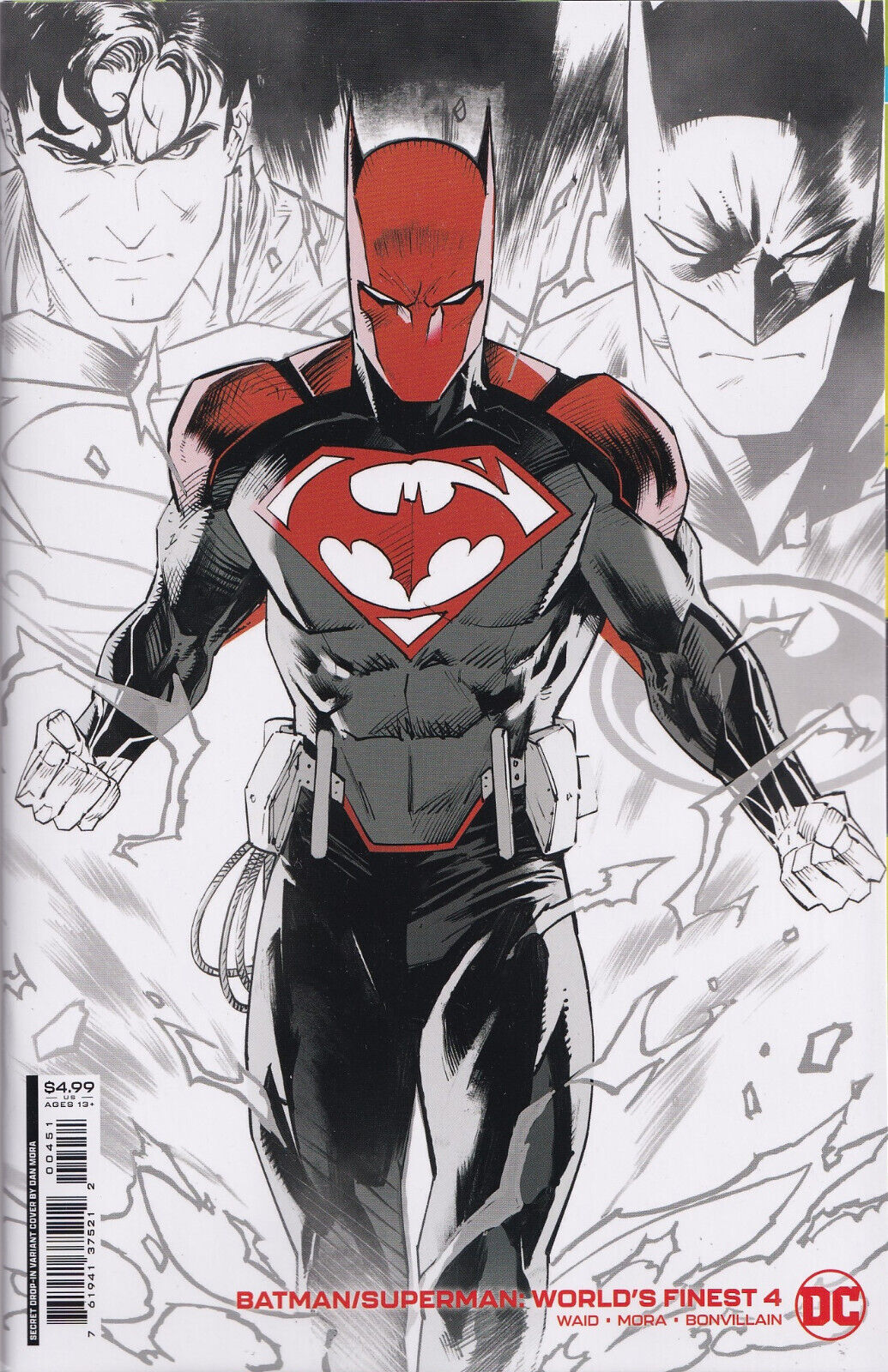 BATMAN/SUPERMAN: WORLD'S FINEST #4 (DAN MORA FUSION VARIANT)(HOT)(2022) ~ DC