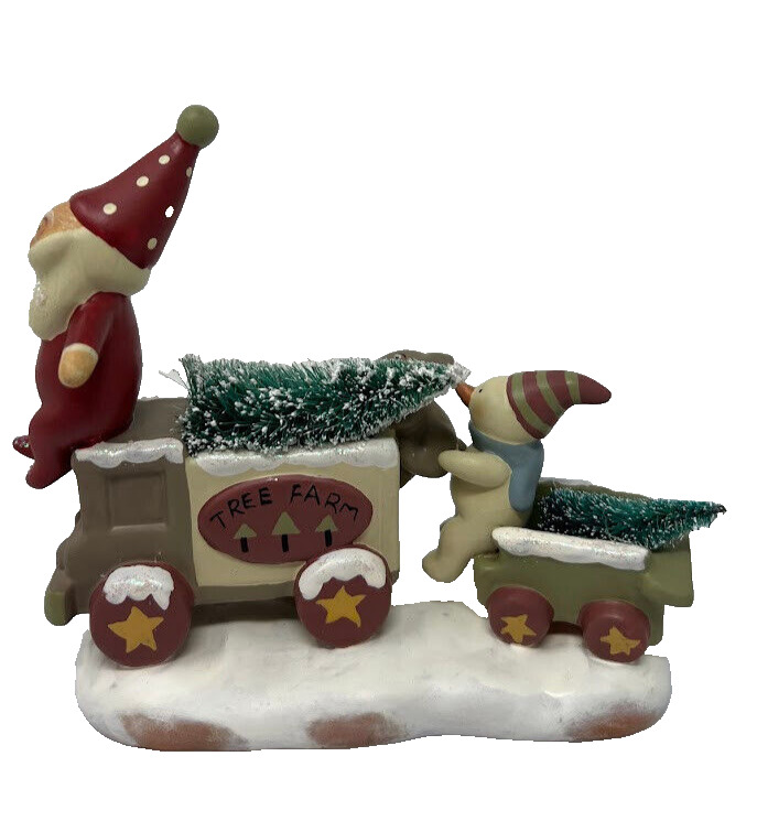 Bonny Lynn by Russ Snowman & Santa Christmas Tree Farm Figurine