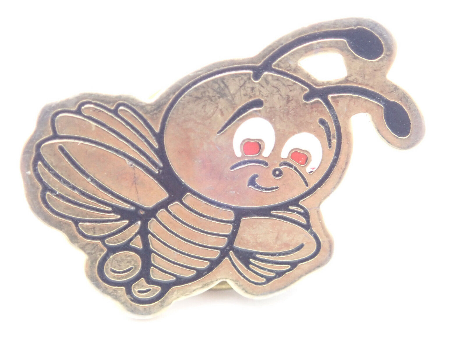 Love Bug Hearts Vintage Lapel Pin