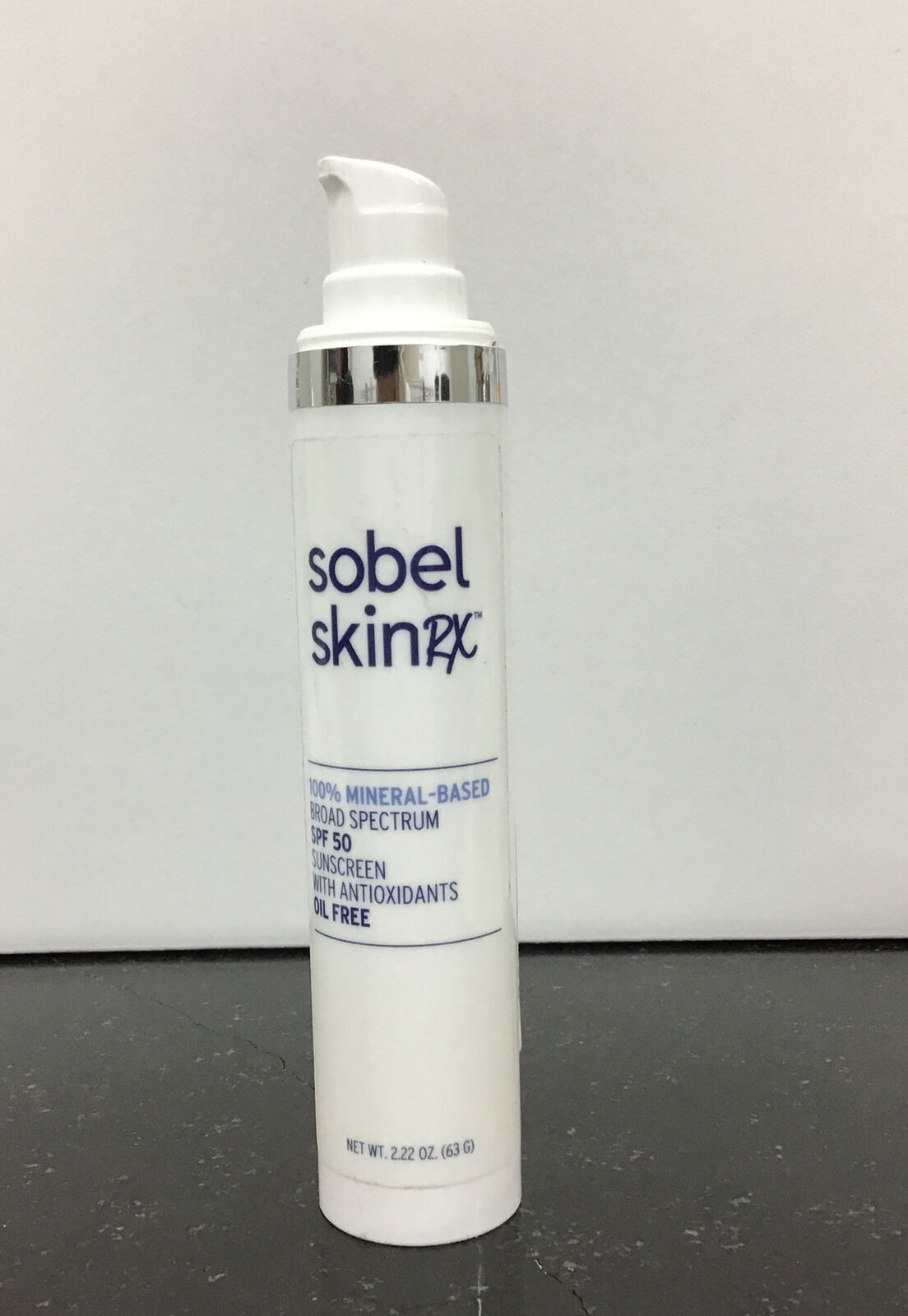 Sobel Skin Rx 100% mineral-based Sunscreen SPF 50 oil free 2.22 oz As pictured.