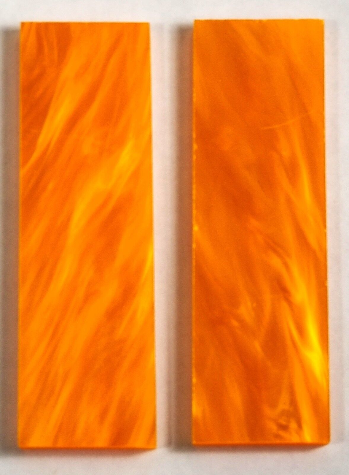 Kirinite Solar Flare 1/4 .250 1.7 x 5.7 (2) Knife Handle Blanks Scales 