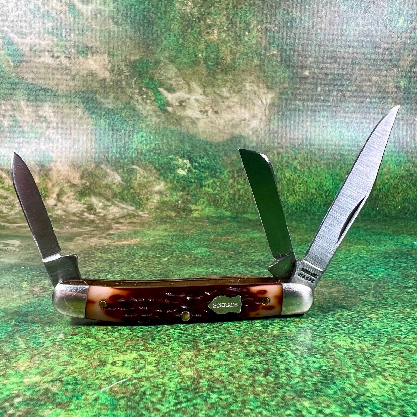 Vintage Schrade USA 808 Jr Stockman Knife, 80\'s