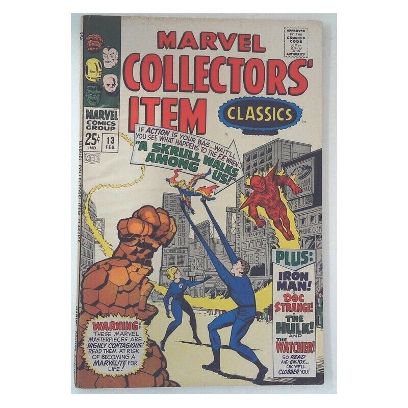Marvel Collectors\' Item Classics #13 in VF minus condition. Marvel comics [w