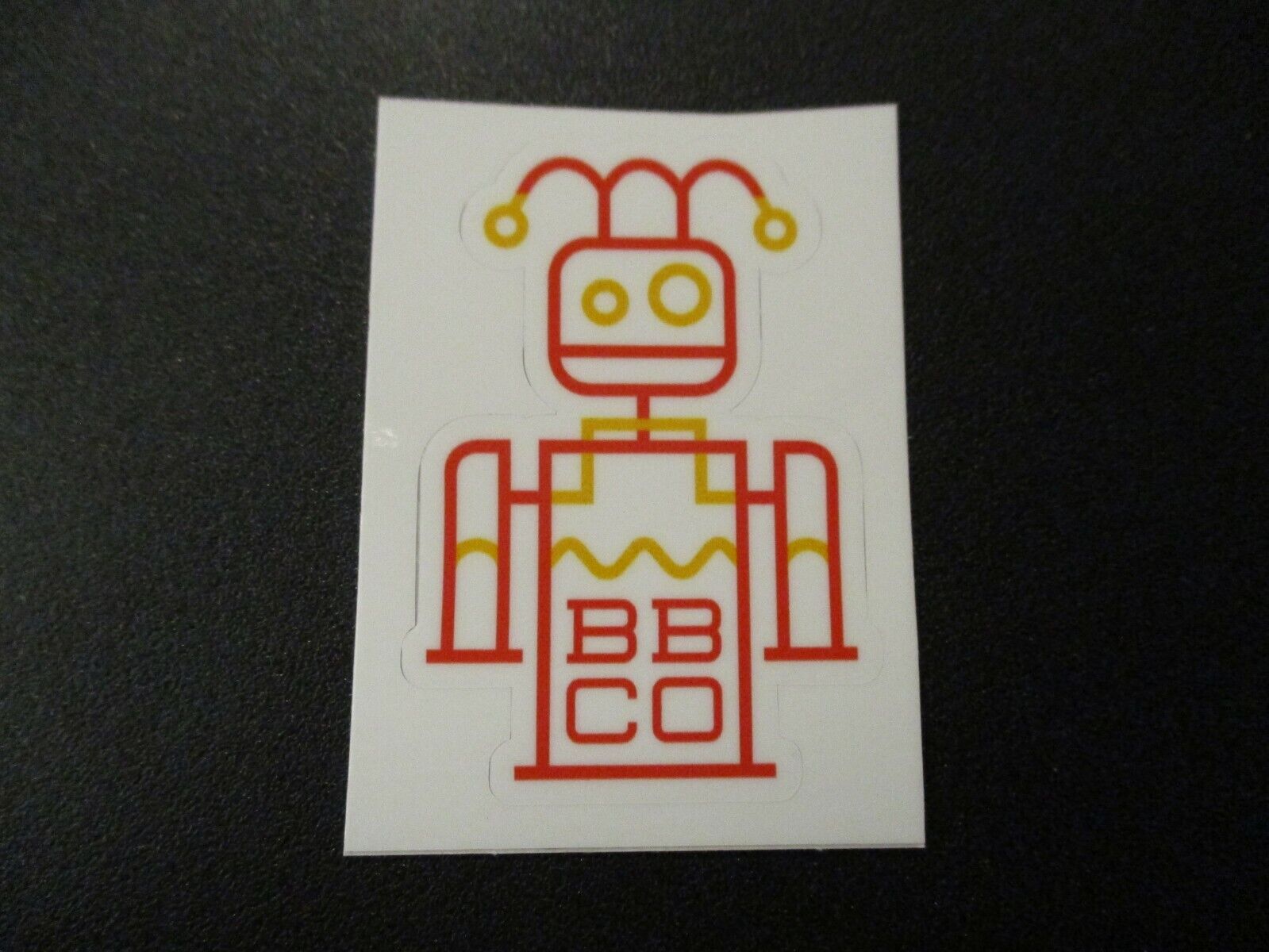 BURLINGTON BEER CO Uncanny Valley Robot whit STICKER decal craft brewing brewery