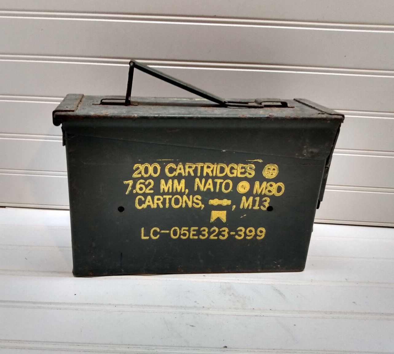 US Military NATO Field Gear Ammo Ammunition Chest Box Can M19A1 S.C.F