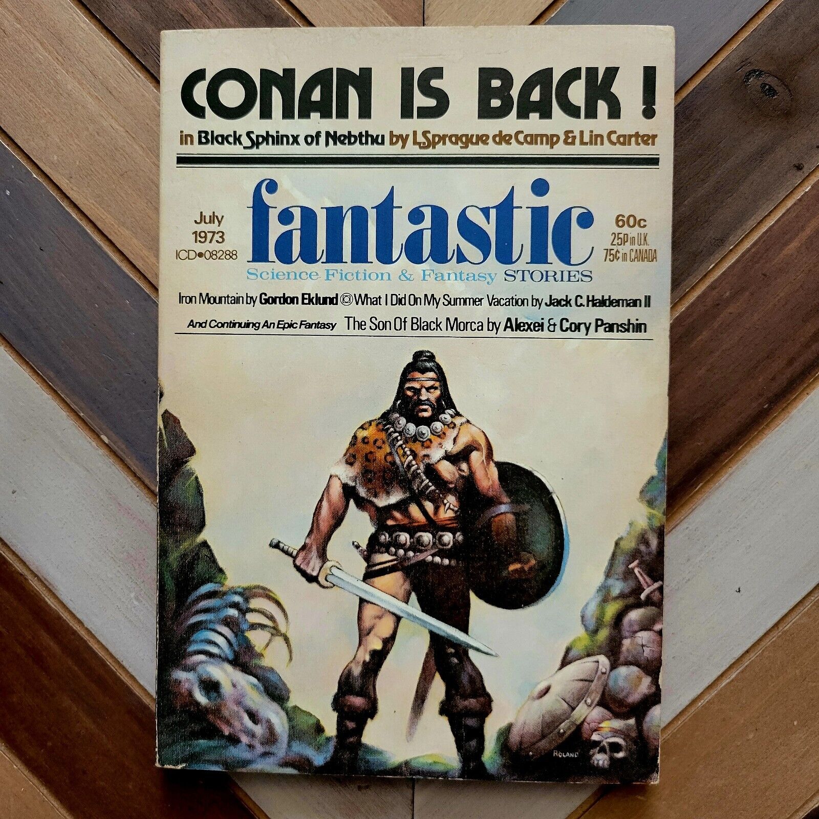 Fantastic Vol.22 #5 VF (July 1973) CONAN story by Carter & De Camp | Sci-Fi Pulp