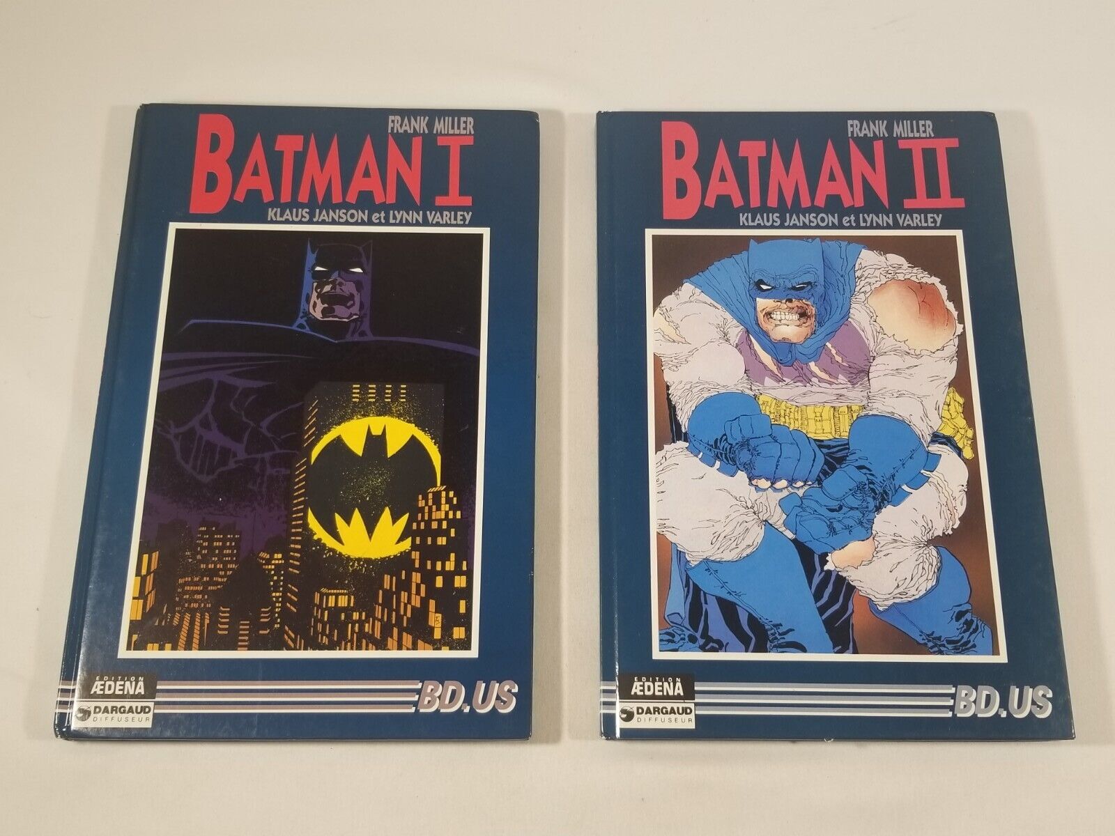 Batman The Dark Knight Returns I, II Frank Miller French Hardcover Edition 1987
