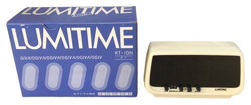 Tamura Electric LUMITIME optical digital watch KT-10N 50HZ 60HZ with box  white