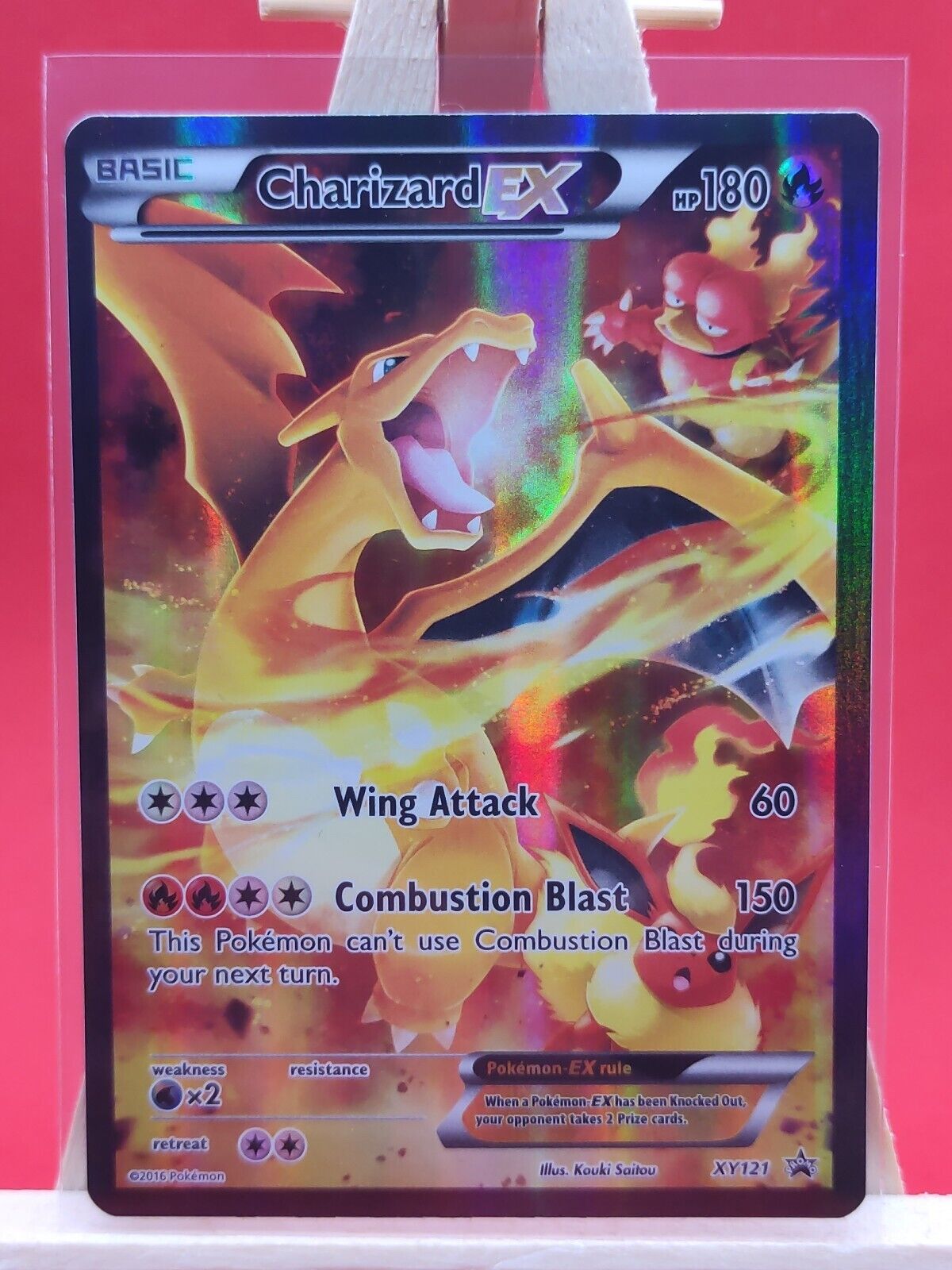 Charizard EX XY121 Generations Ultra Rare Full Art Promo Pokemon Card
