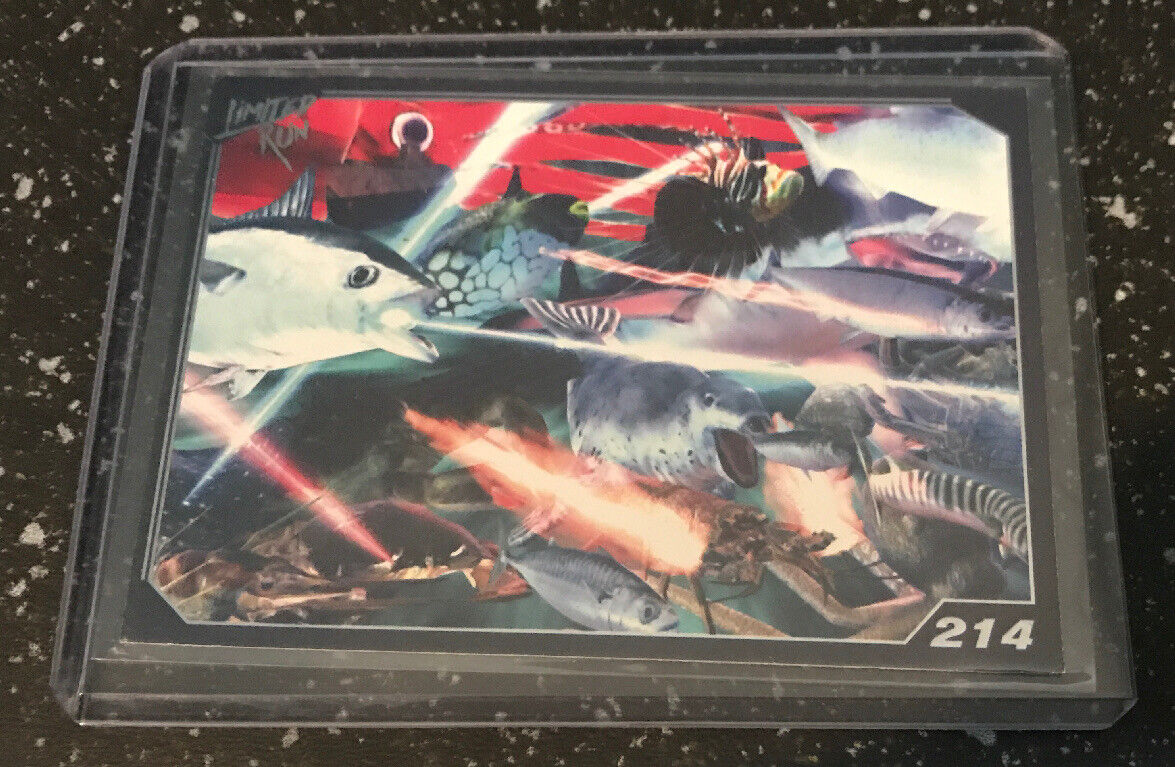 214 Limited Run Games Ace Of Seafood 214 Silver Trading Card