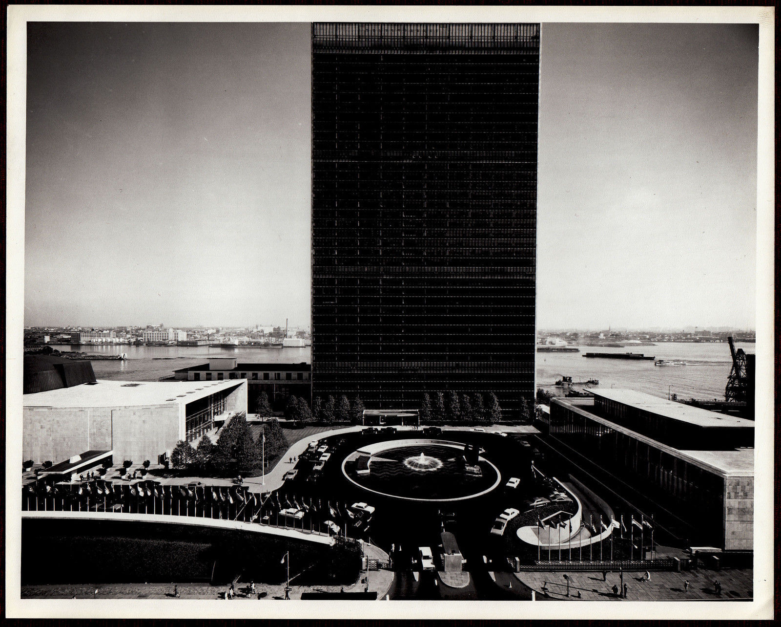 1969 Original Press Photo General View Headquarters UN