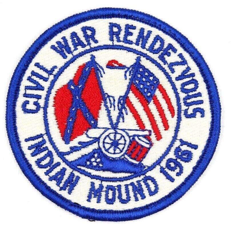 1961 Civil War Rendezvous Milwaukee County Patch Indian Mound Reservation
