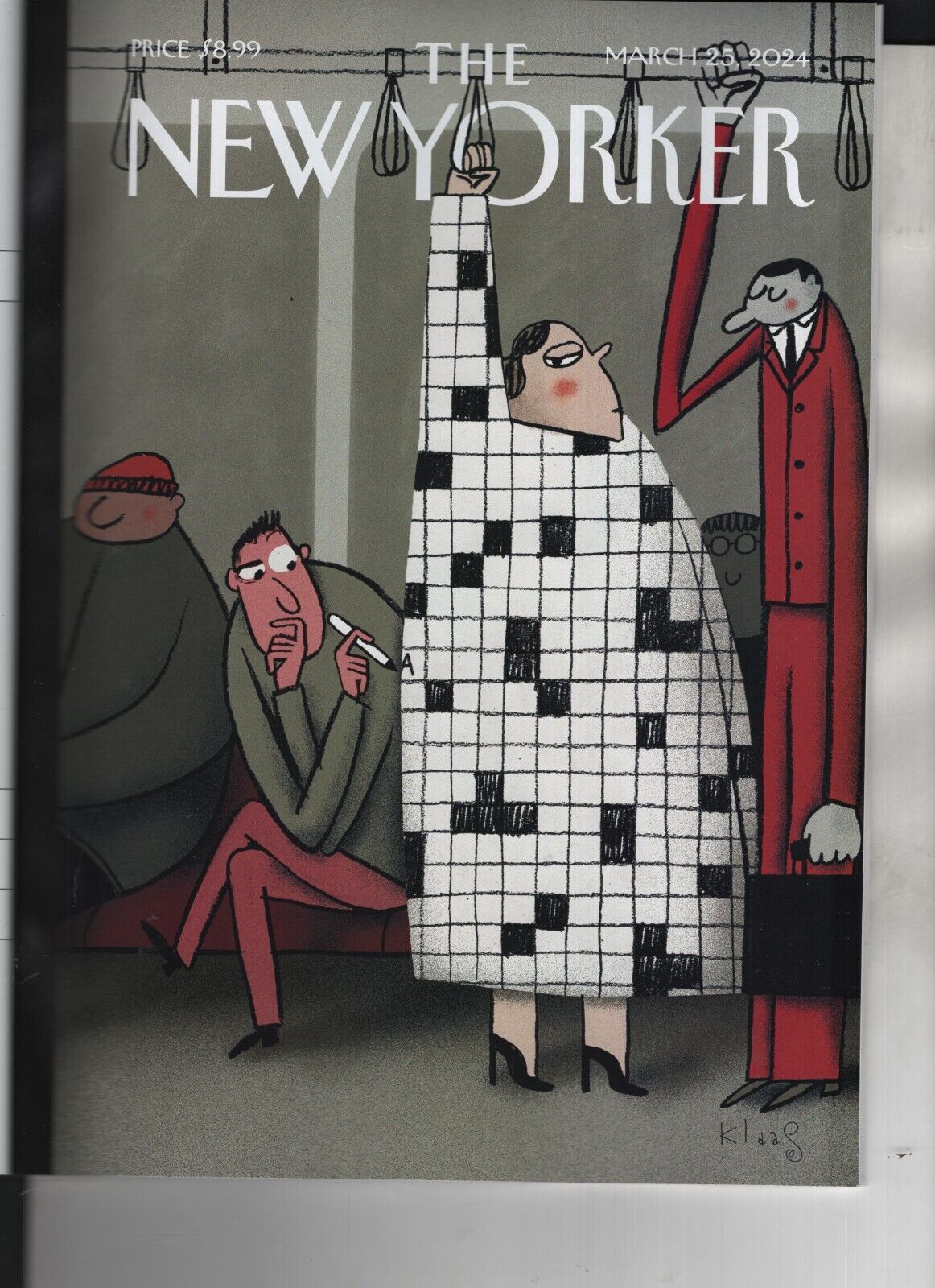 ON THE GRID THE NEW YORKER MAGAZINE MARCH 25 2024 NO LABEL