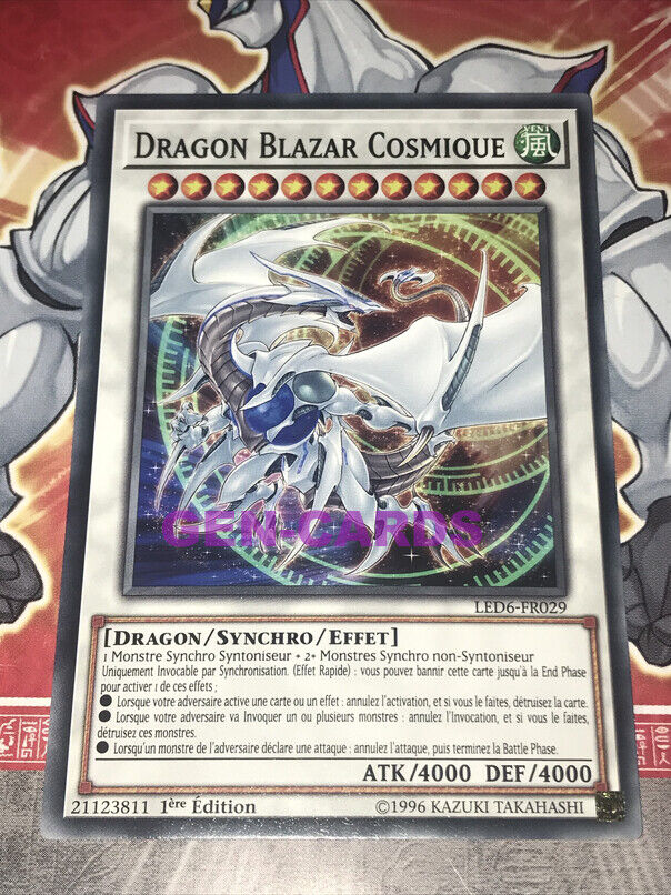 Yu Gi Oh DRAGON COSMIC BLAZAR LED6-FR029 x 2 Card