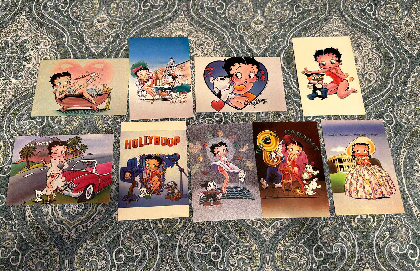 Lot Of 9 Betty Boop Postcards
