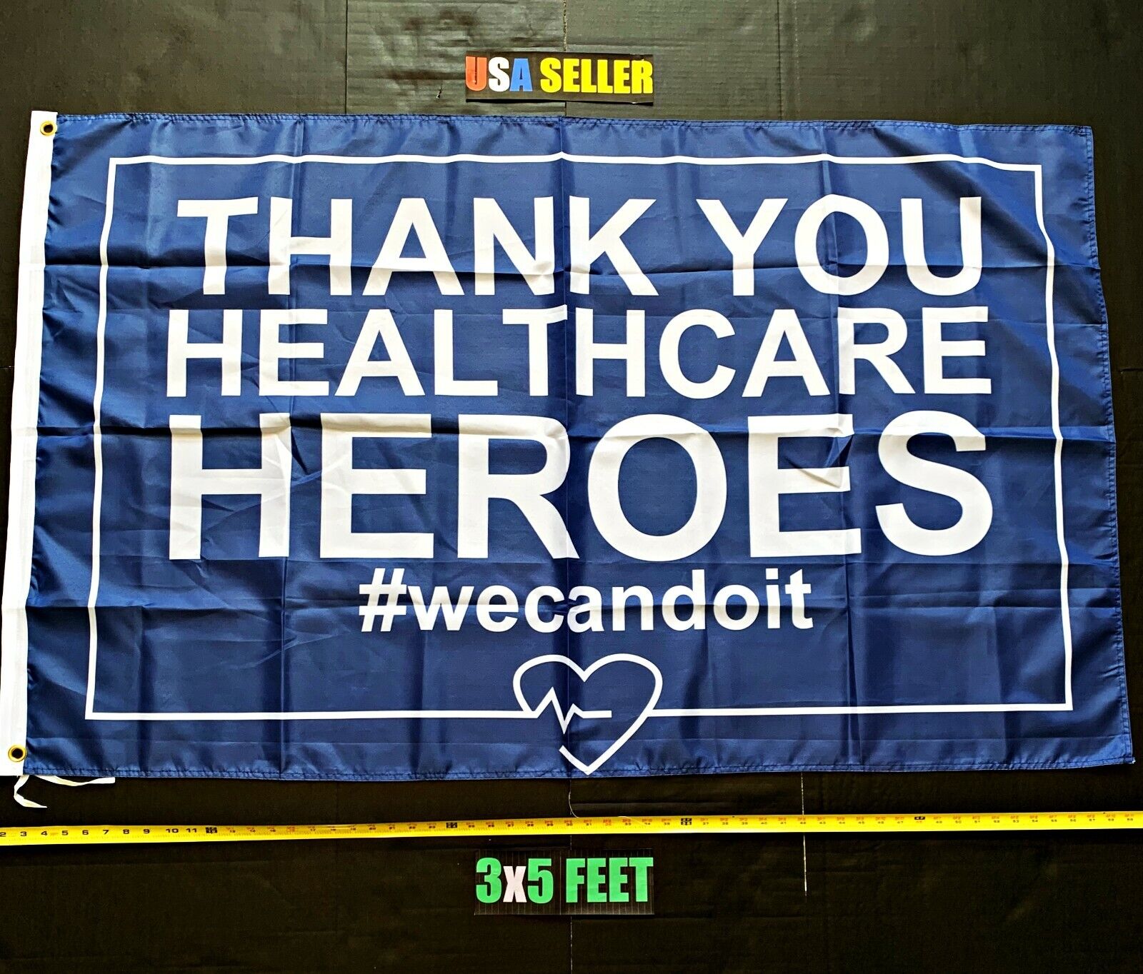 Thank you Nurses 2020 Flag FREE FIRST CLASS SHIP Healthcare Hero B New Sign USA