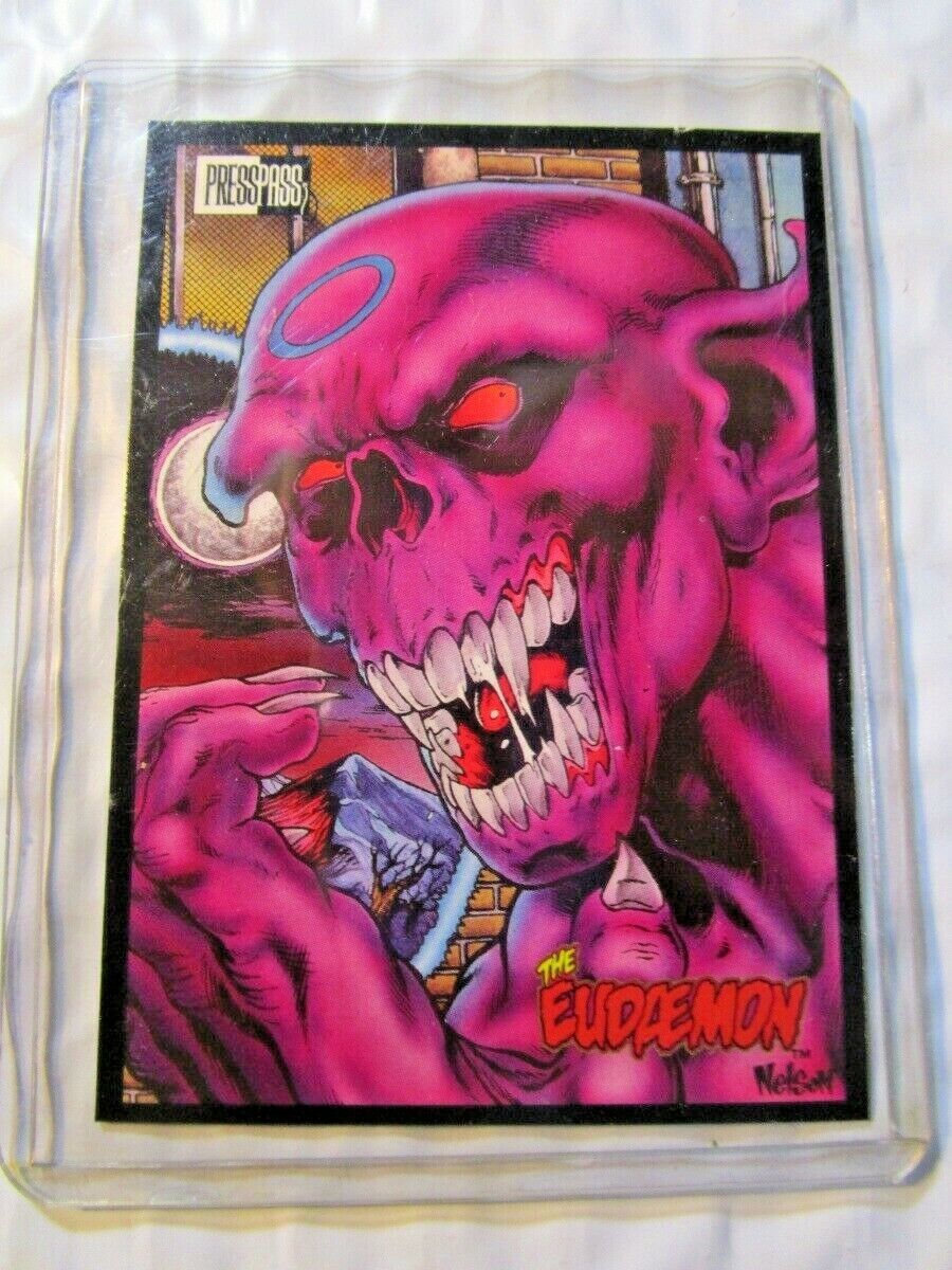 1993 THE EUDAEMON - Wizard Press Pass Promo Card #2 Manta Comics Universe~