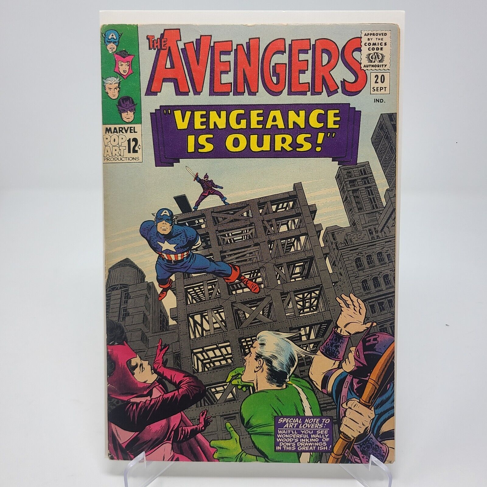 Avengers Issue 20 1965 Stan Lee Jack Kirby (LOW GRADE) COMBINED SHIPPING 
