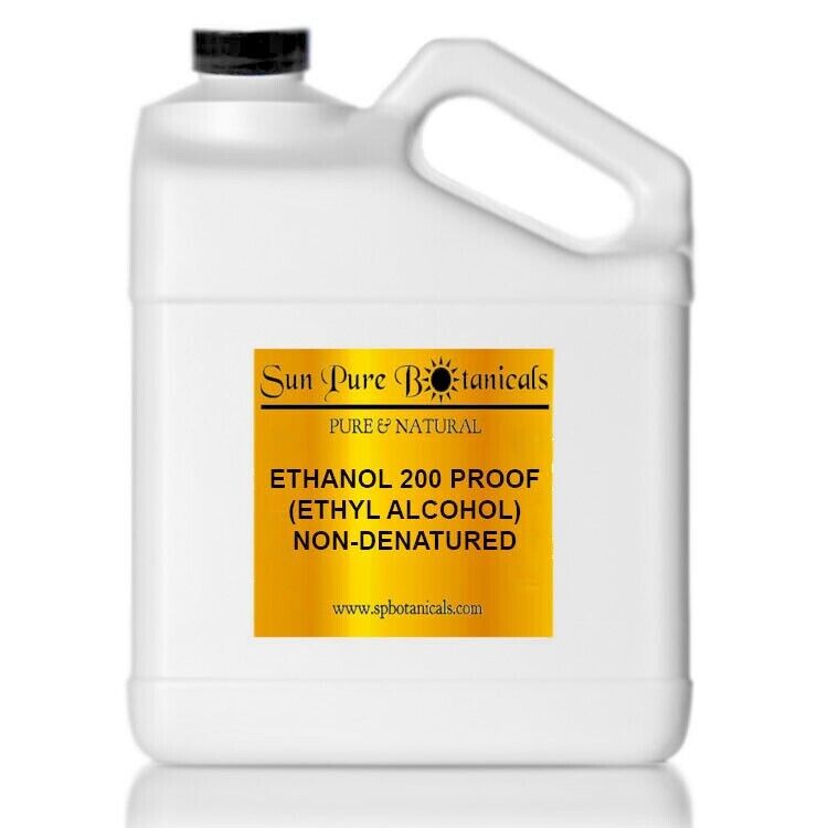 200 Proof Food Grade ALCOHOL Sizes 1-6 Gallons - Lab Filtered 99.8% Pure ETHANOL