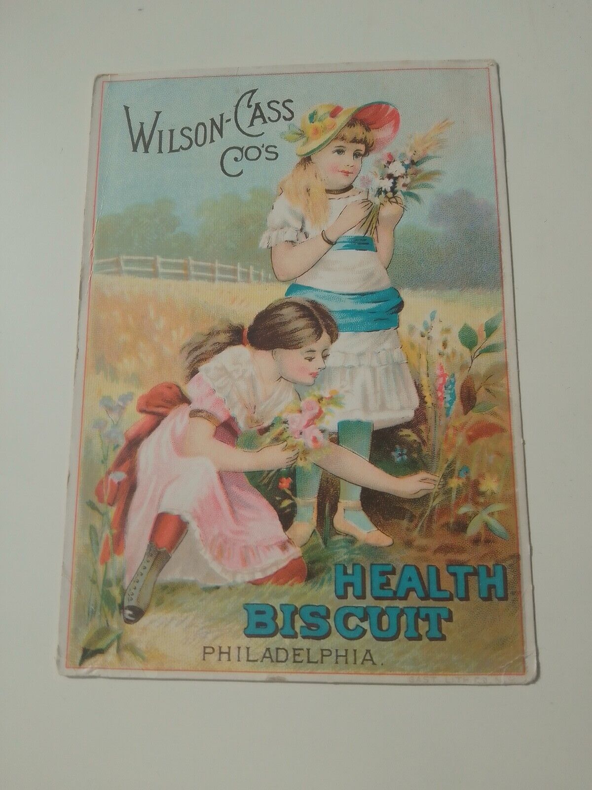 Wilson-Cass Co\'s Health Biscuit Philadelphia Card