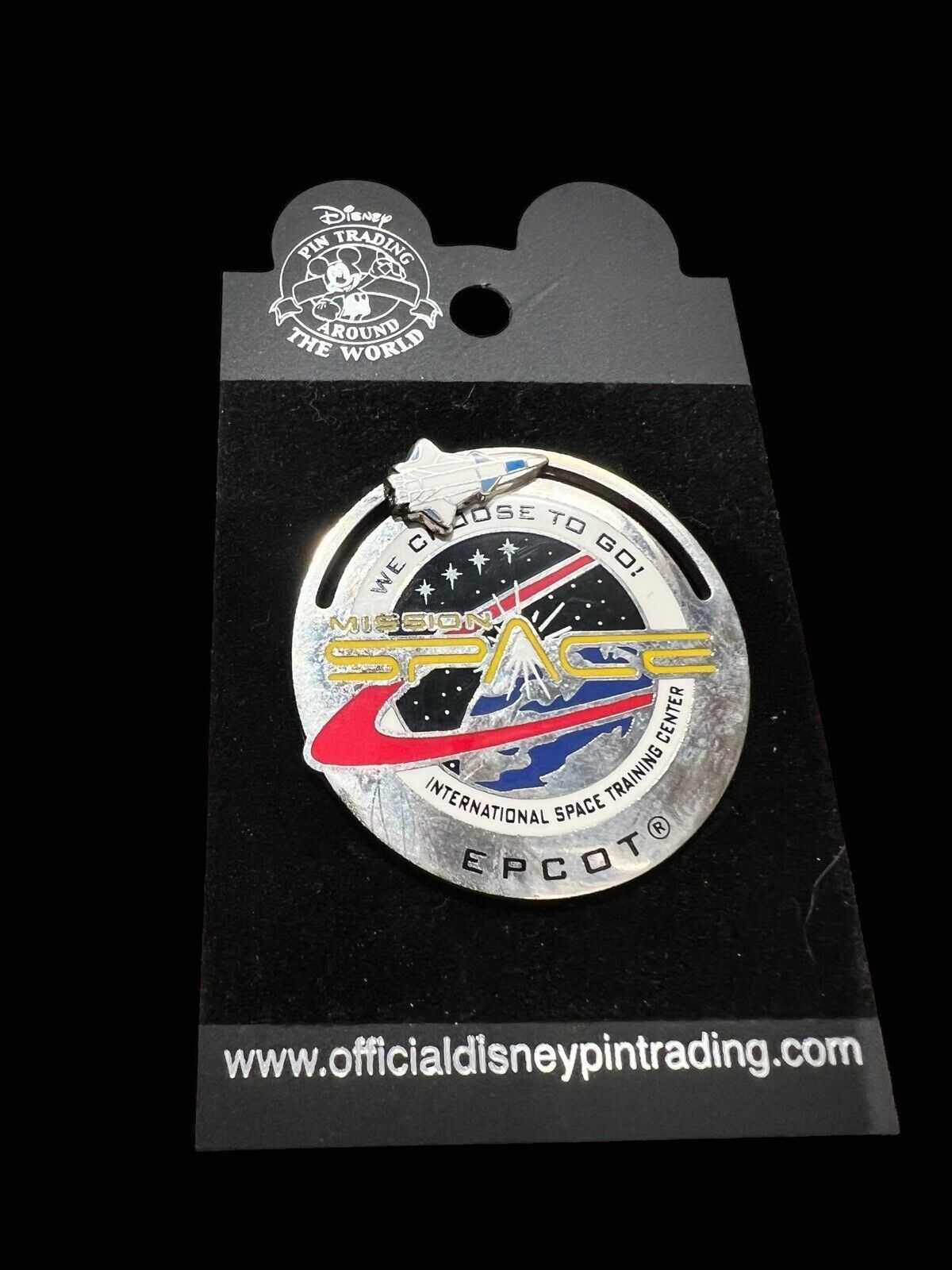 Mission Space International Space Training Center EPCOT 3D Slider Disney Pin