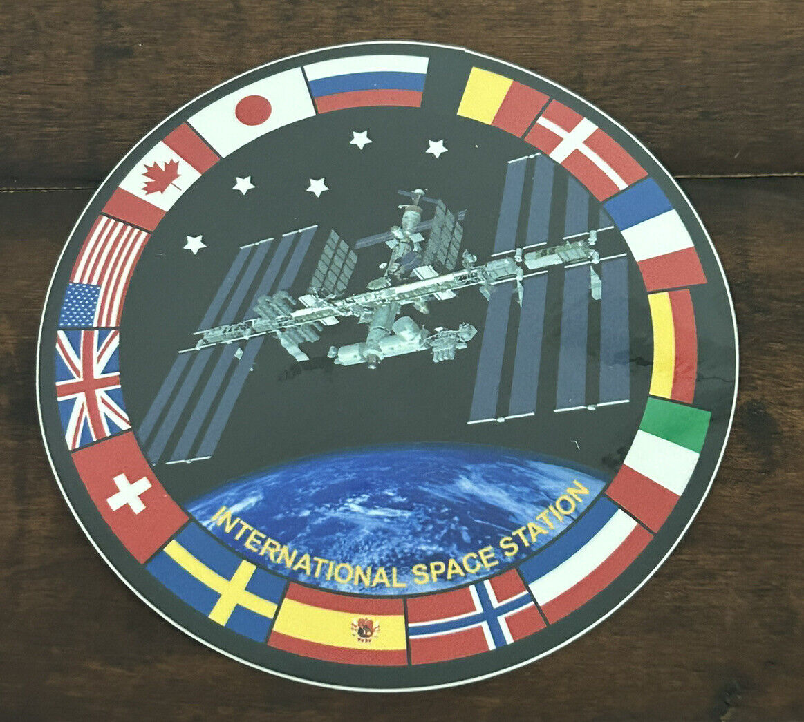 NASA INTERNATIONAL SPACE STATION STICKER DECAL