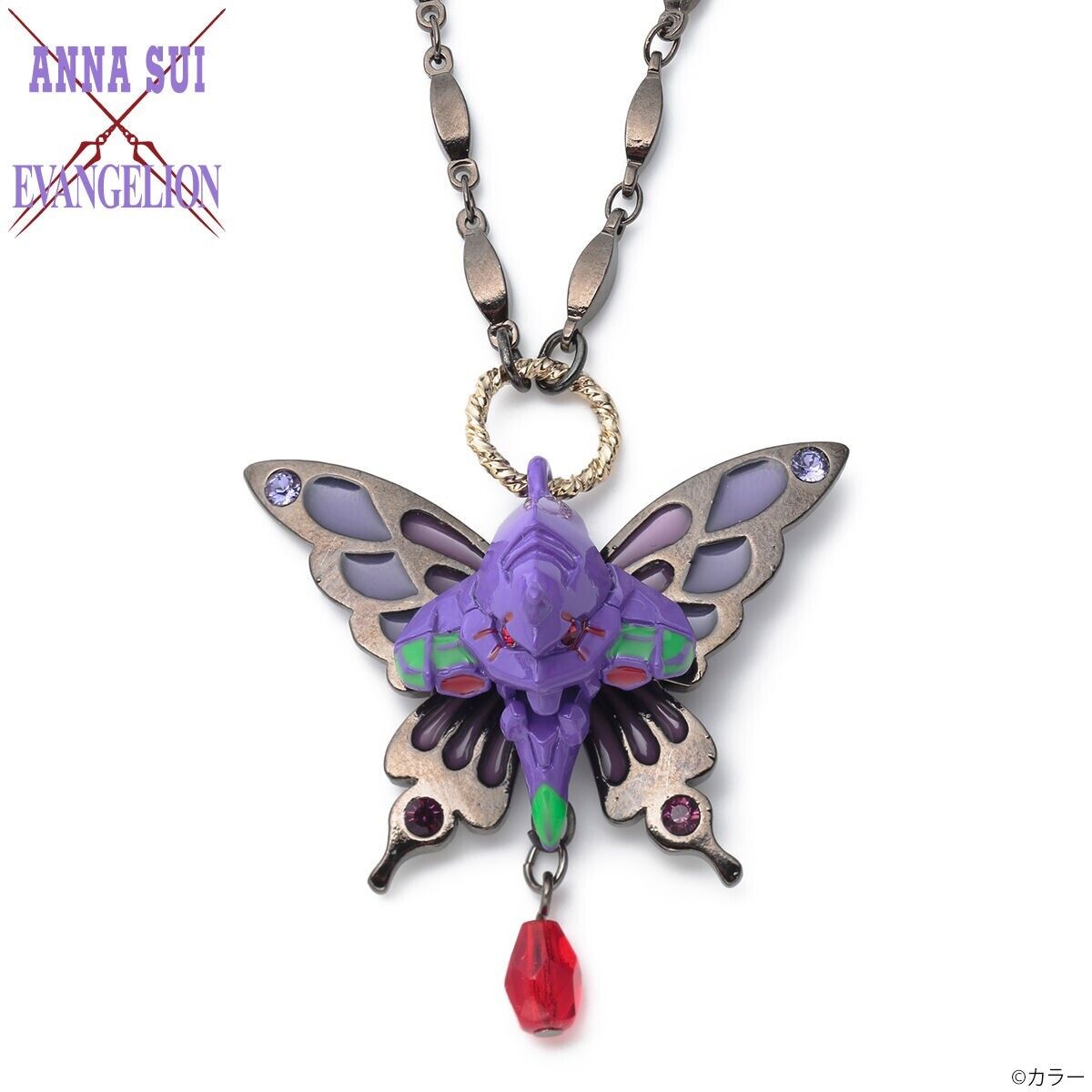 Evangelion Unit 01 Necklace Pendant ANNA SUI Jewelry Japan