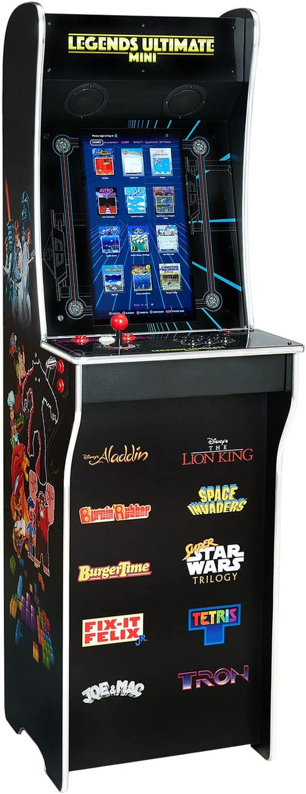 Legends Ultimate Mini, Full Height Arcade Game Machine, Home Arcade, Classic Ret