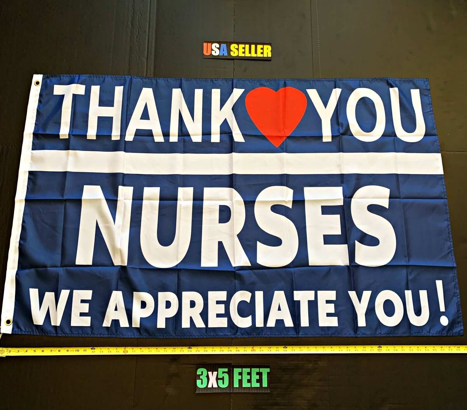 Thank you Nurses 2020 Flag FREE FIRST CLASS SHIP Healthcare Hero's New Sign USA